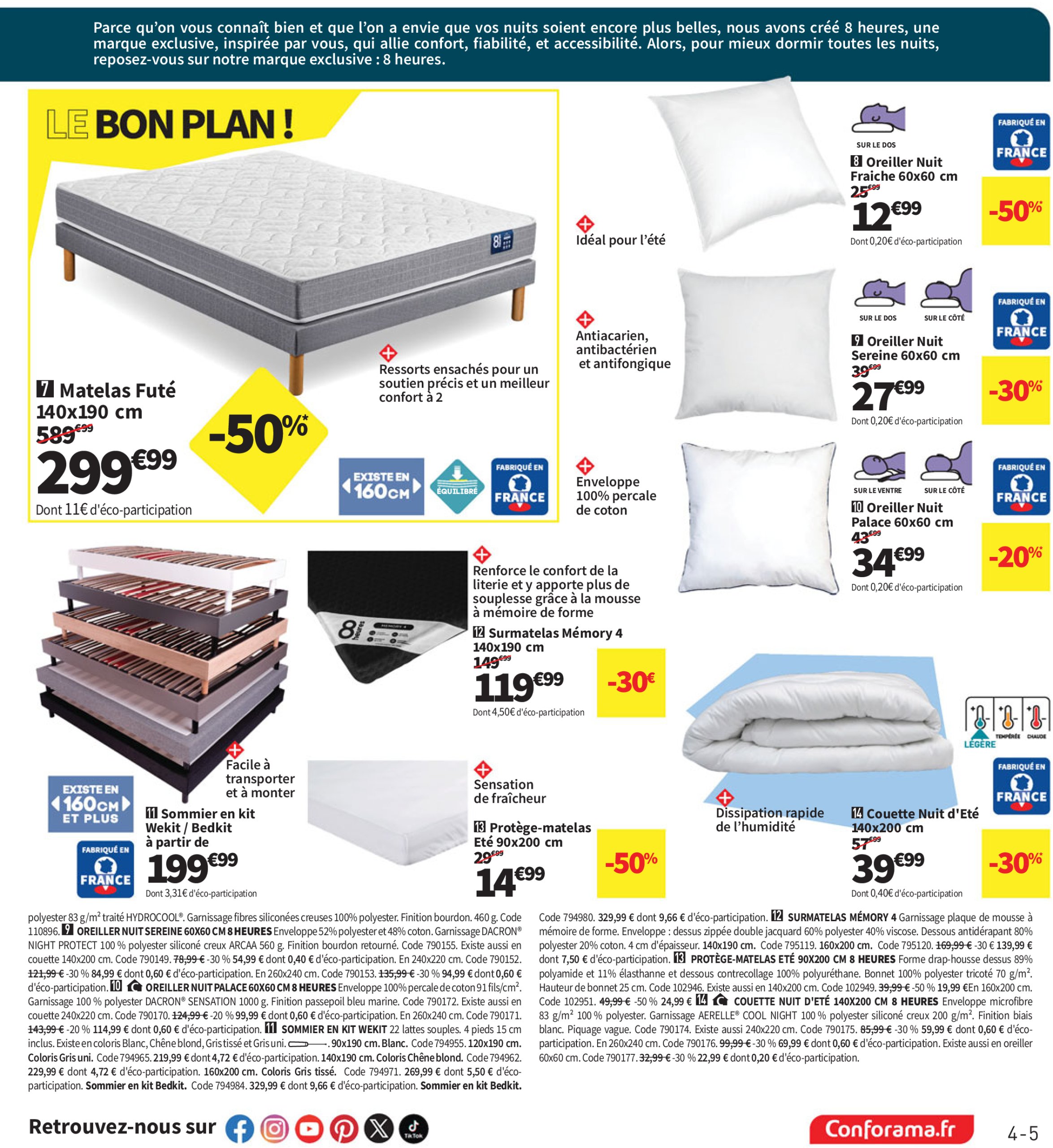conforama - Catalogue Conforama valable du 10/06 au 07/07 - page: 5 conforama - Catalogue Conforama valable du 10/06 au 07/07 - page: 5
