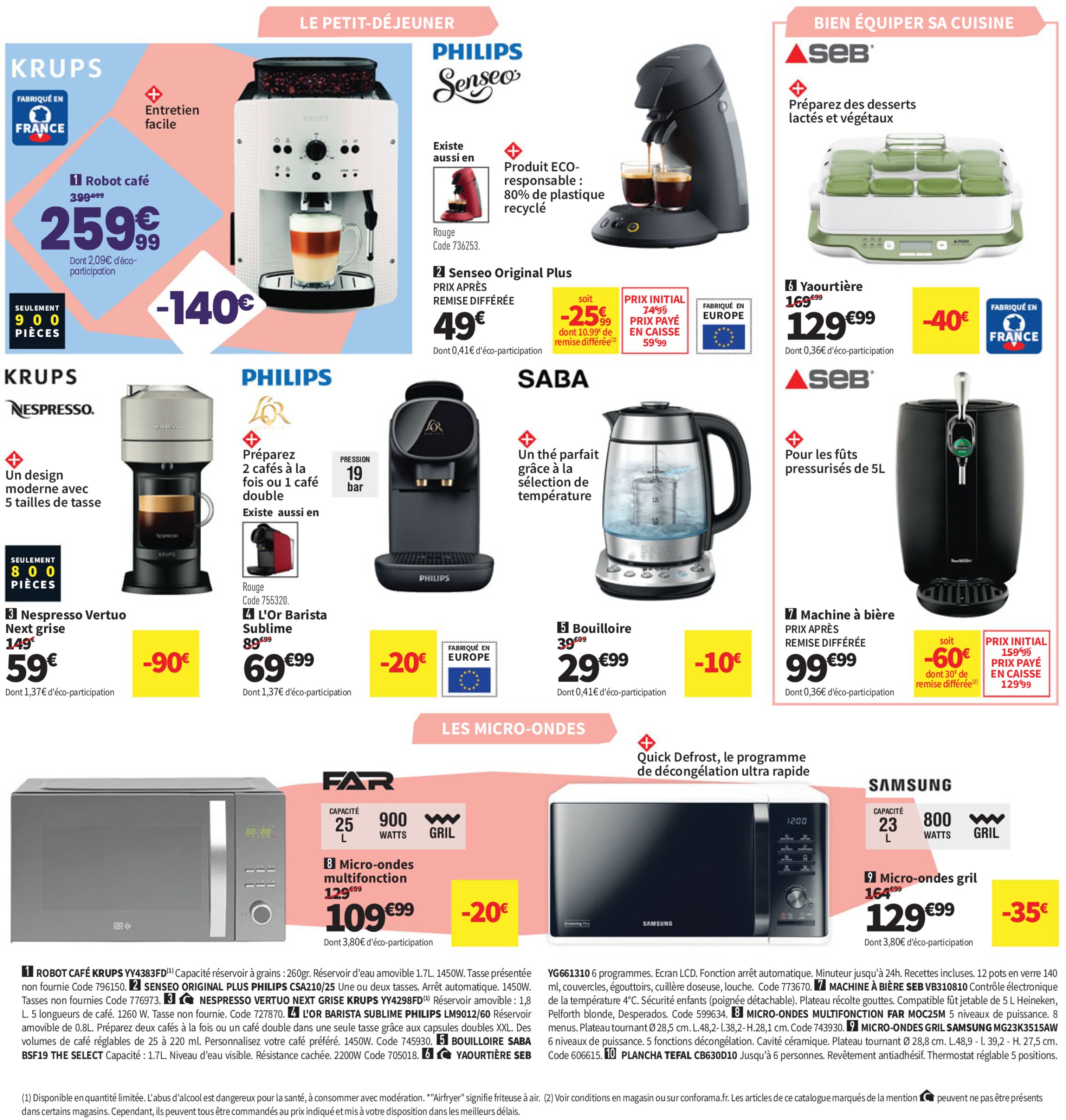 conforama - Catalogue Conforama valable du 10/06 au 07/07 - page: 46 conforama - Catalogue Conforama valable du 10/06 au 07/07 - page: 46