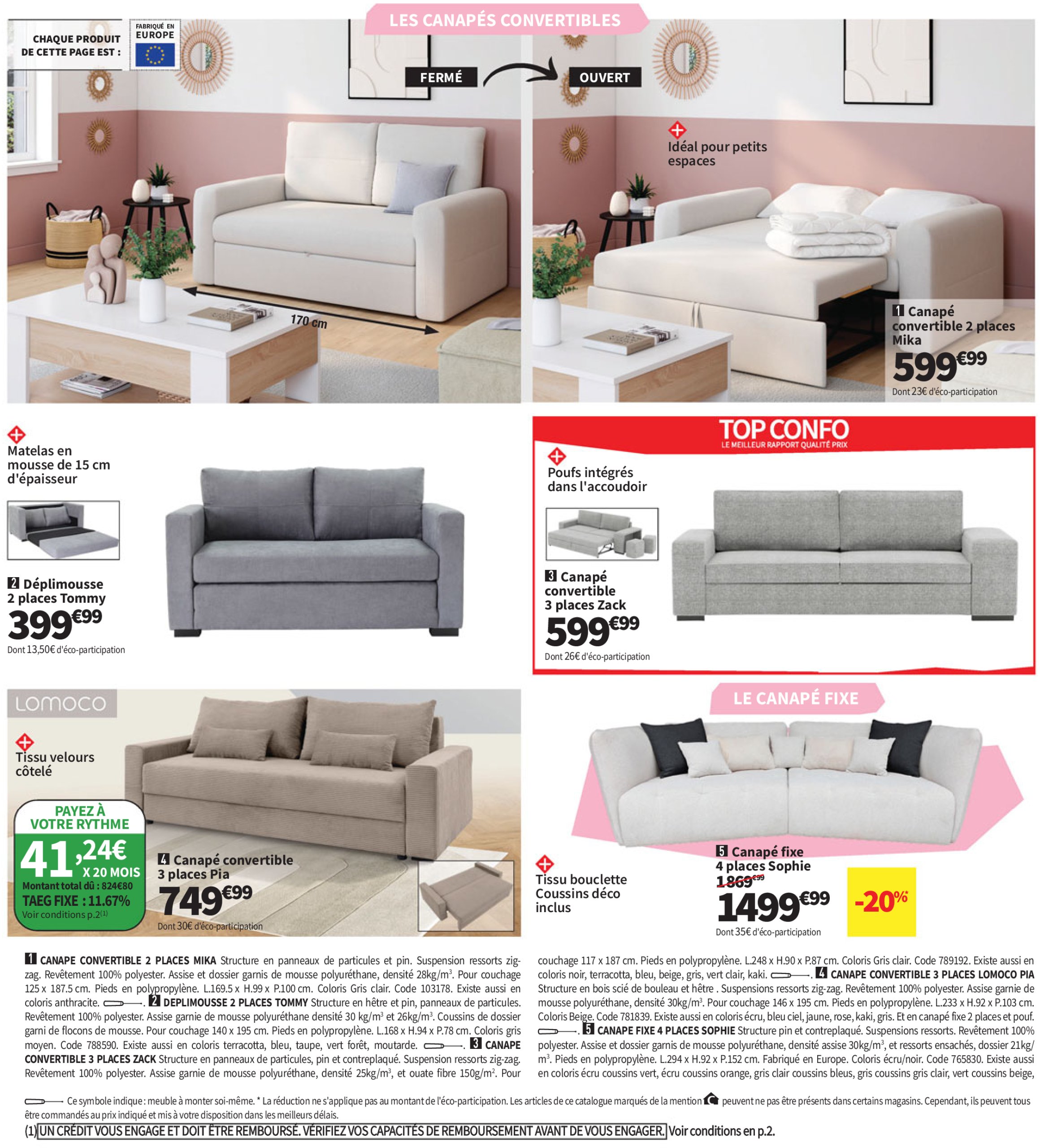 conforama - Catalogue Conforama valable du 10/06 au 07/07 - page: 24 conforama - Catalogue Conforama valable du 10/06 au 07/07 - page: 24