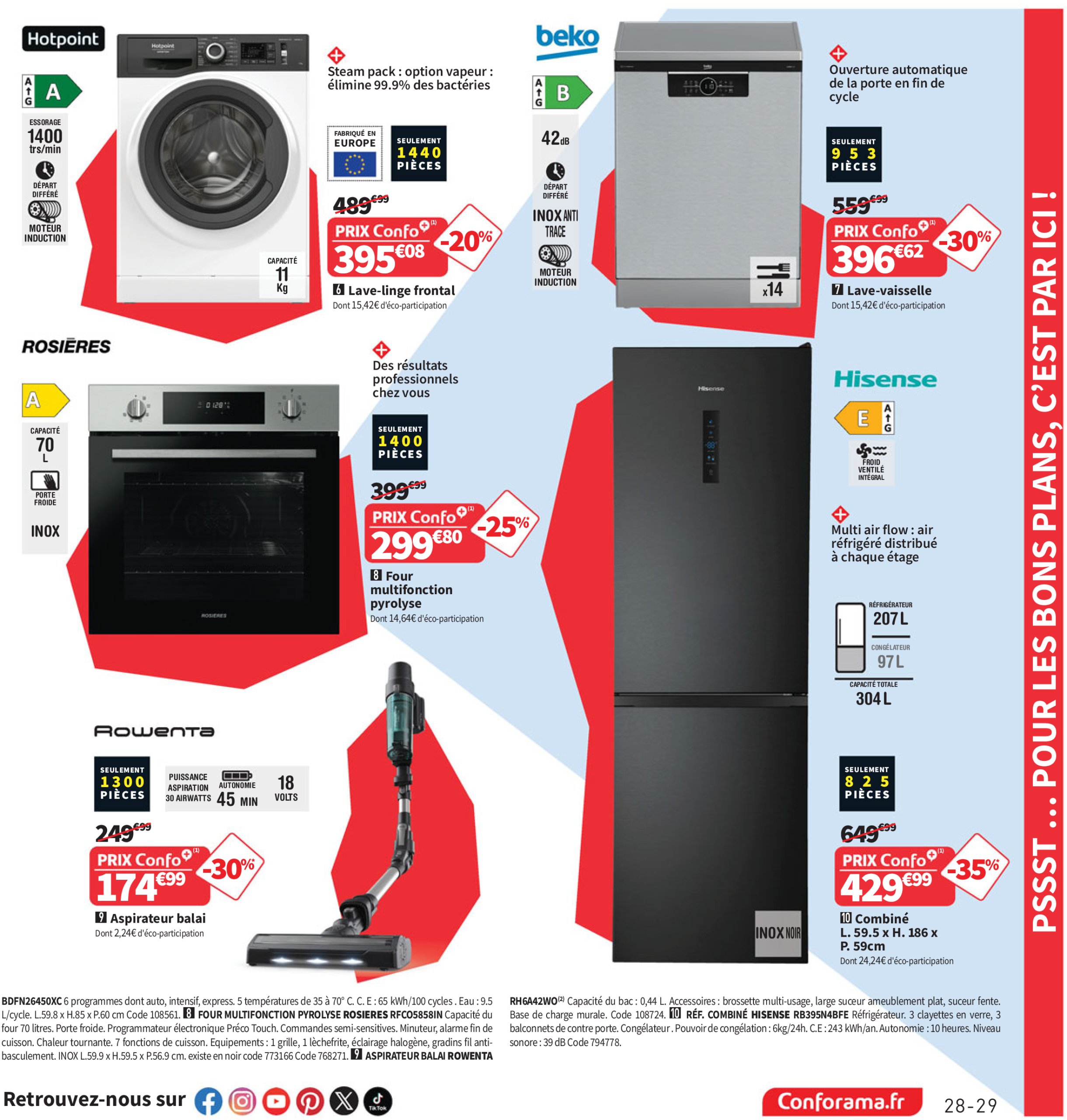 conforama - Catalogue Conforama valable du 10/06 au 07/07 - page: 29 conforama - Catalogue Conforama valable du 10/06 au 07/07 - page: 29