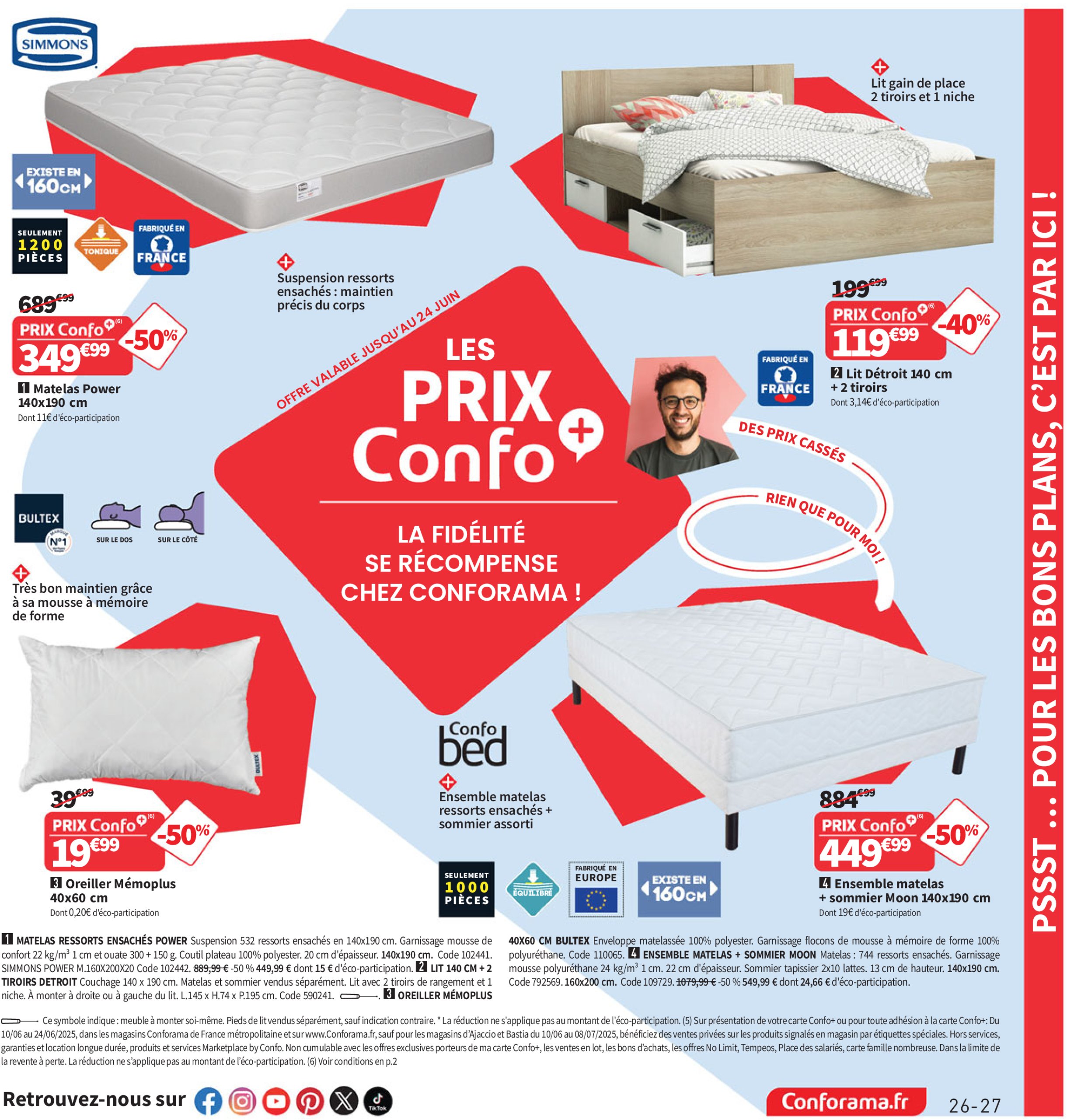 conforama - Catalogue Conforama valable du 10/06 au 07/07 - page: 27 conforama - Catalogue Conforama valable du 10/06 au 07/07 - page: 27