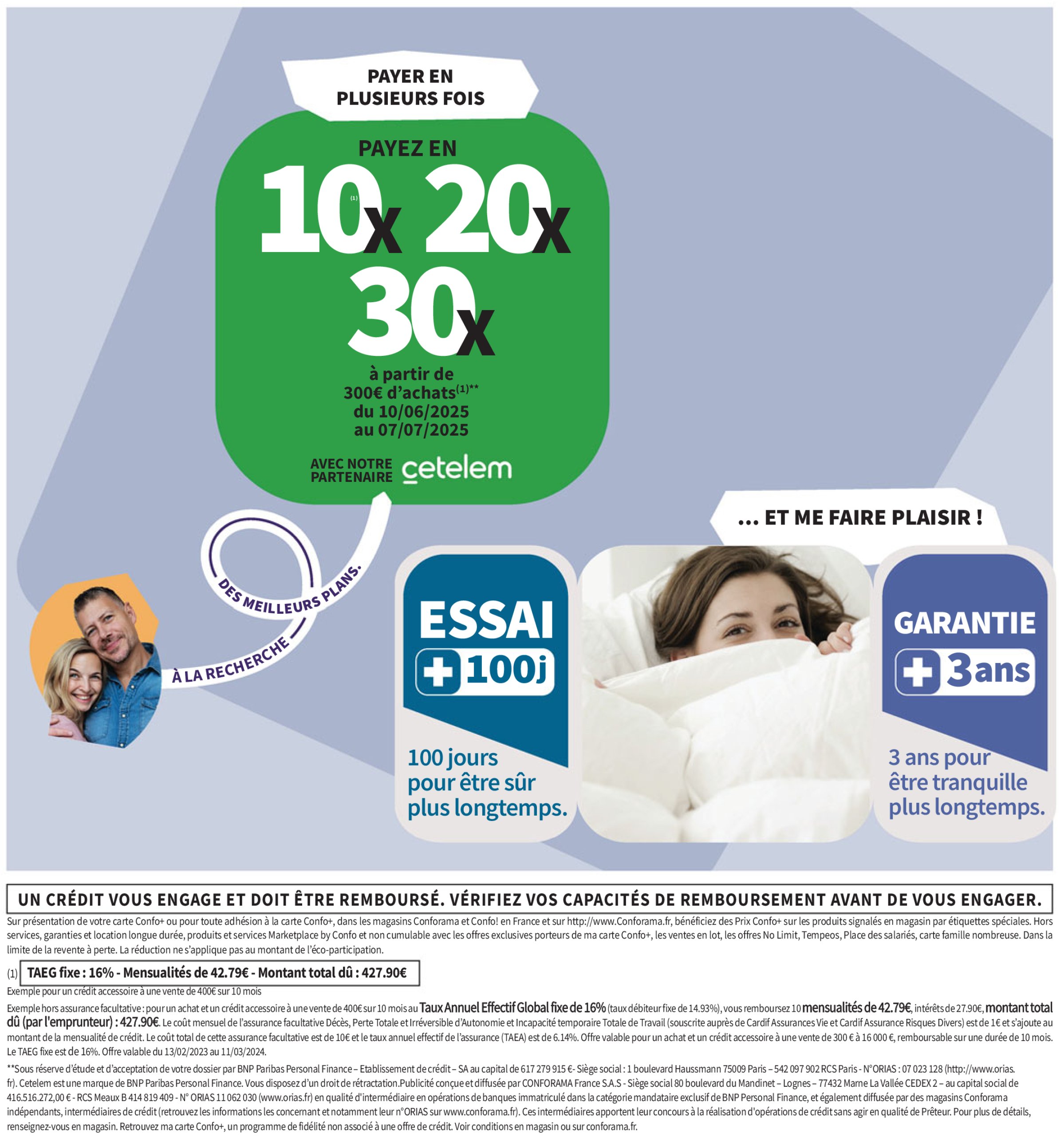 conforama - Catalogue Conforama valable du 10/06 au 07/07 - page: 2 conforama - Catalogue Conforama valable du 10/06 au 07/07 - page: 2