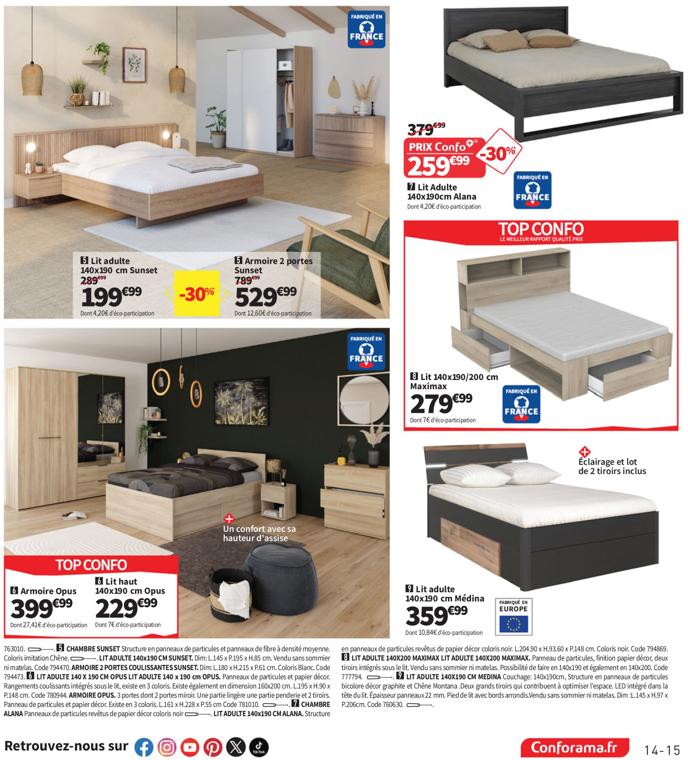 conforama - Catalogue Conforama valable du 10/06 au 07/07 - page: 15 conforama - Catalogue Conforama valable du 10/06 au 07/07 - page: 15
