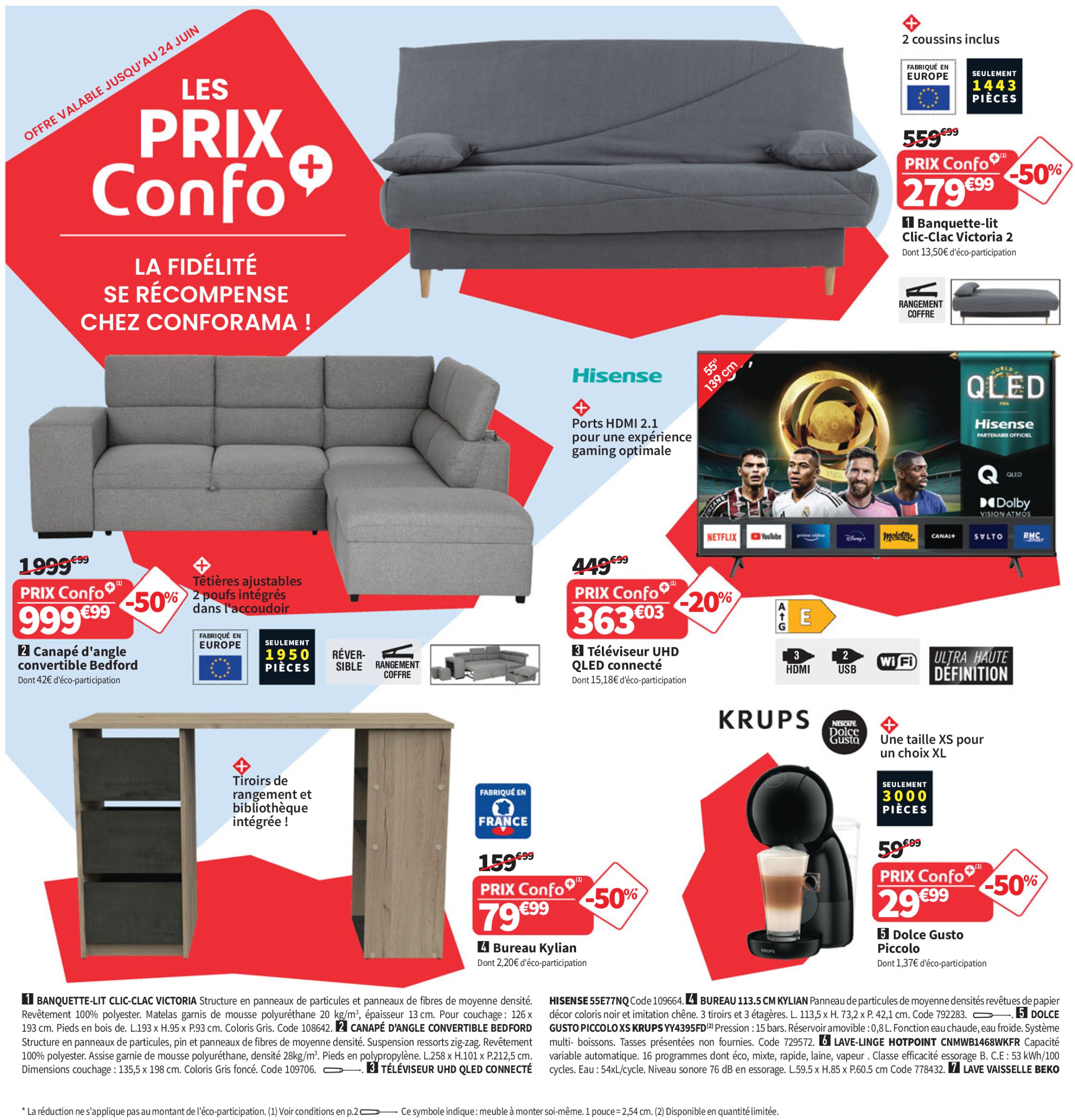 conforama - Catalogue Conforama valable du 10/06 au 07/07 - page: 28 conforama - Catalogue Conforama valable du 10/06 au 07/07 - page: 28