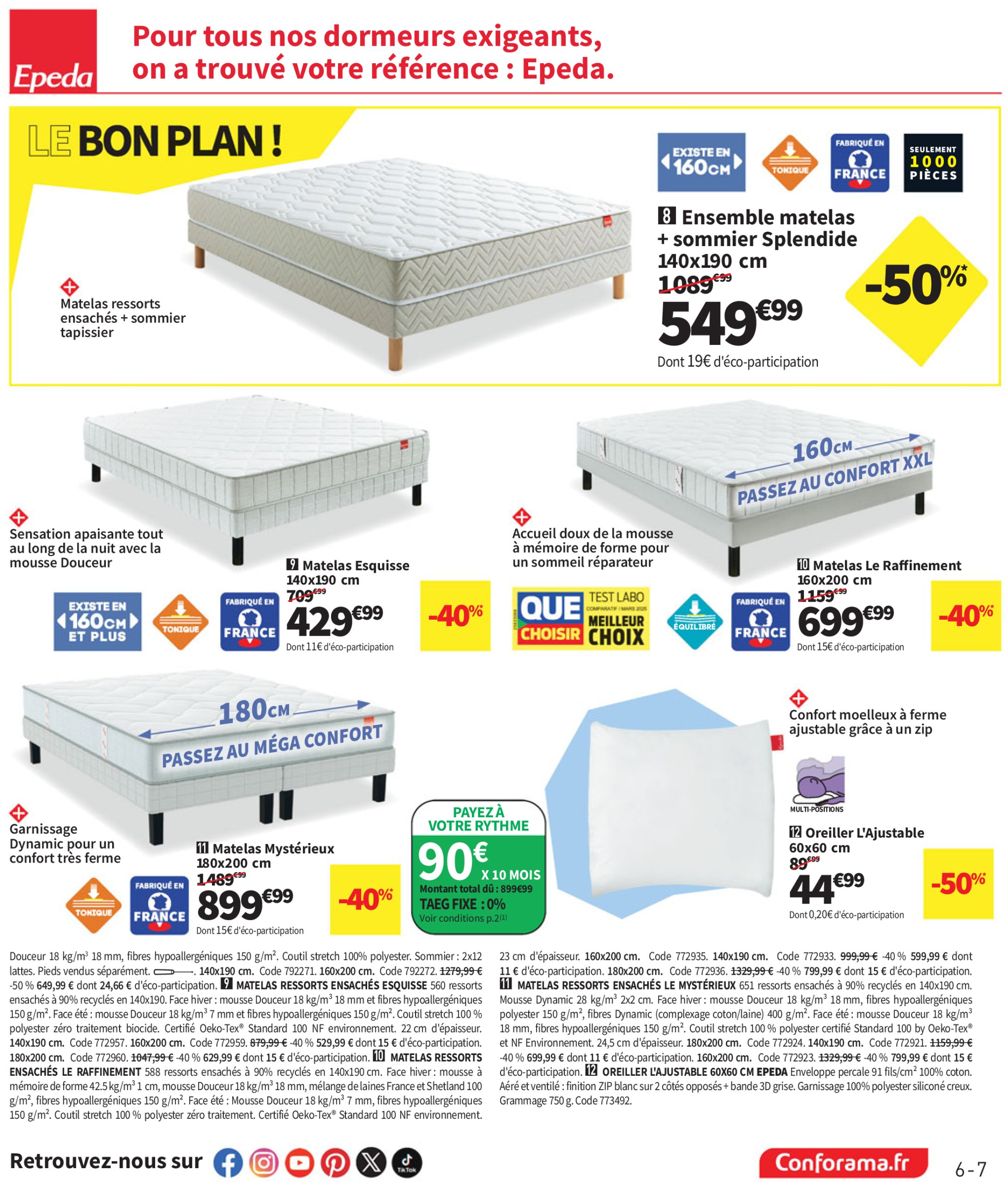 conforama - Catalogue Conforama valable du 08/07 au 04/08 - page: 7