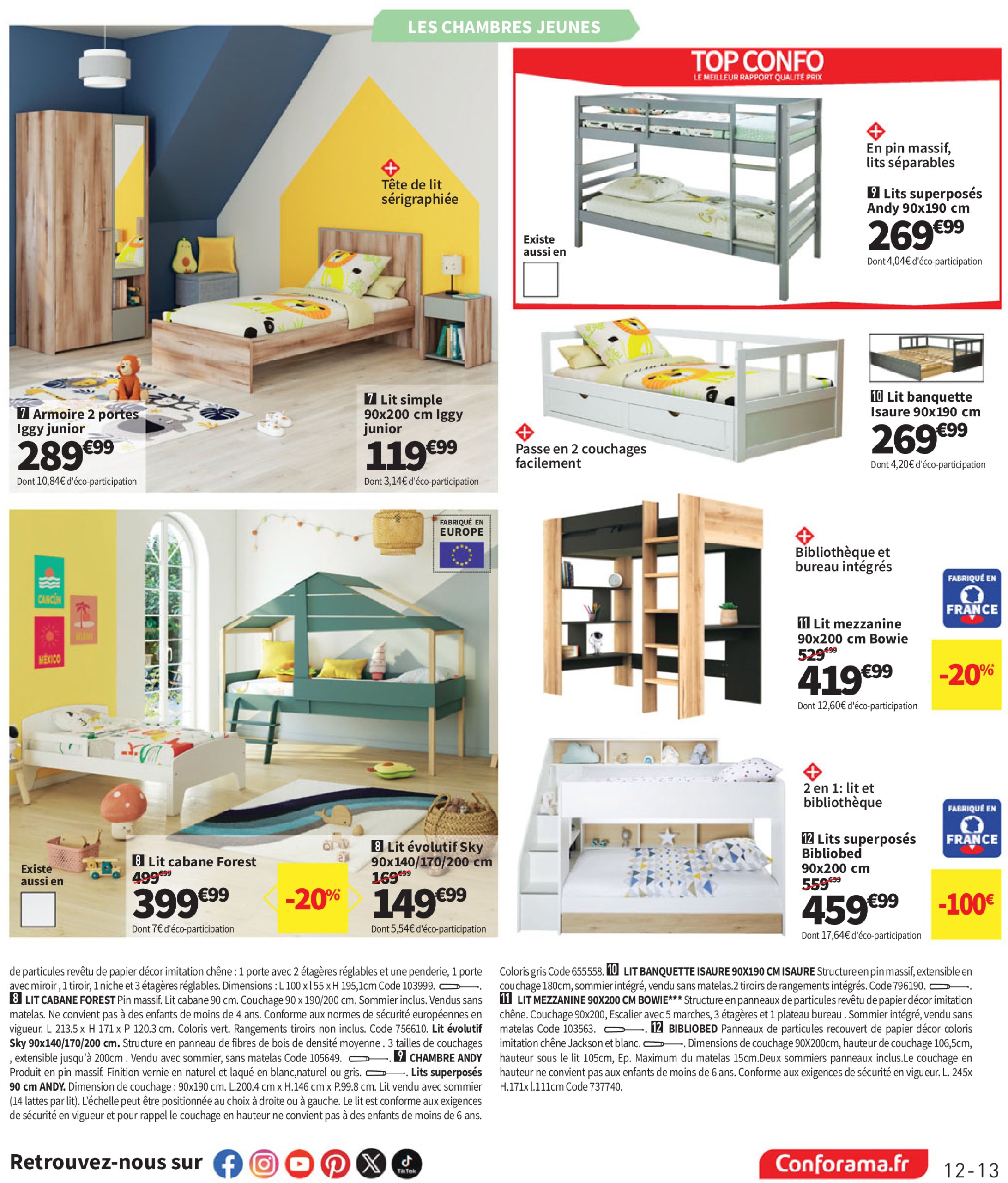 conforama - Catalogue Conforama valable du 08/07 au 04/08 - page: 13