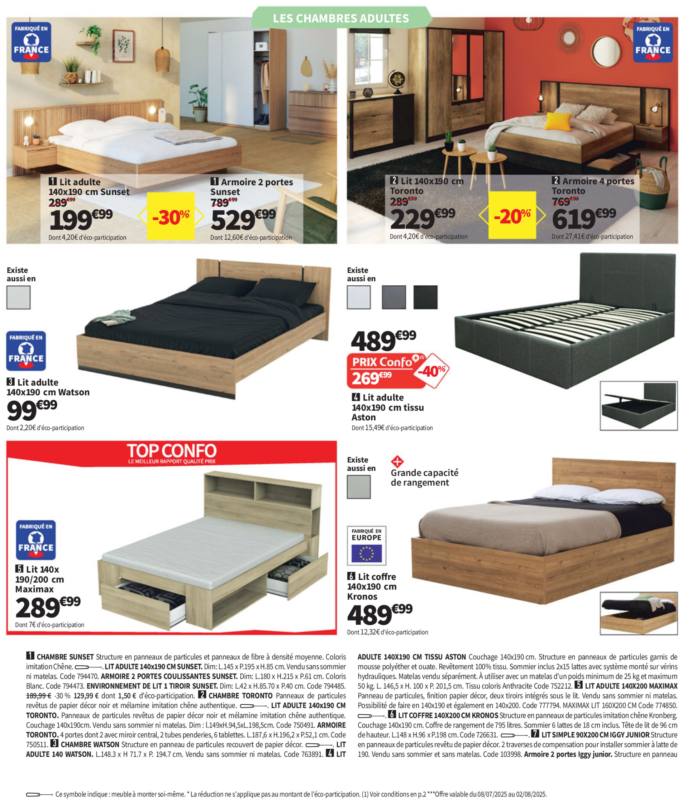 conforama - Catalogue Conforama valable du 08/07 au 04/08 - page: 12
