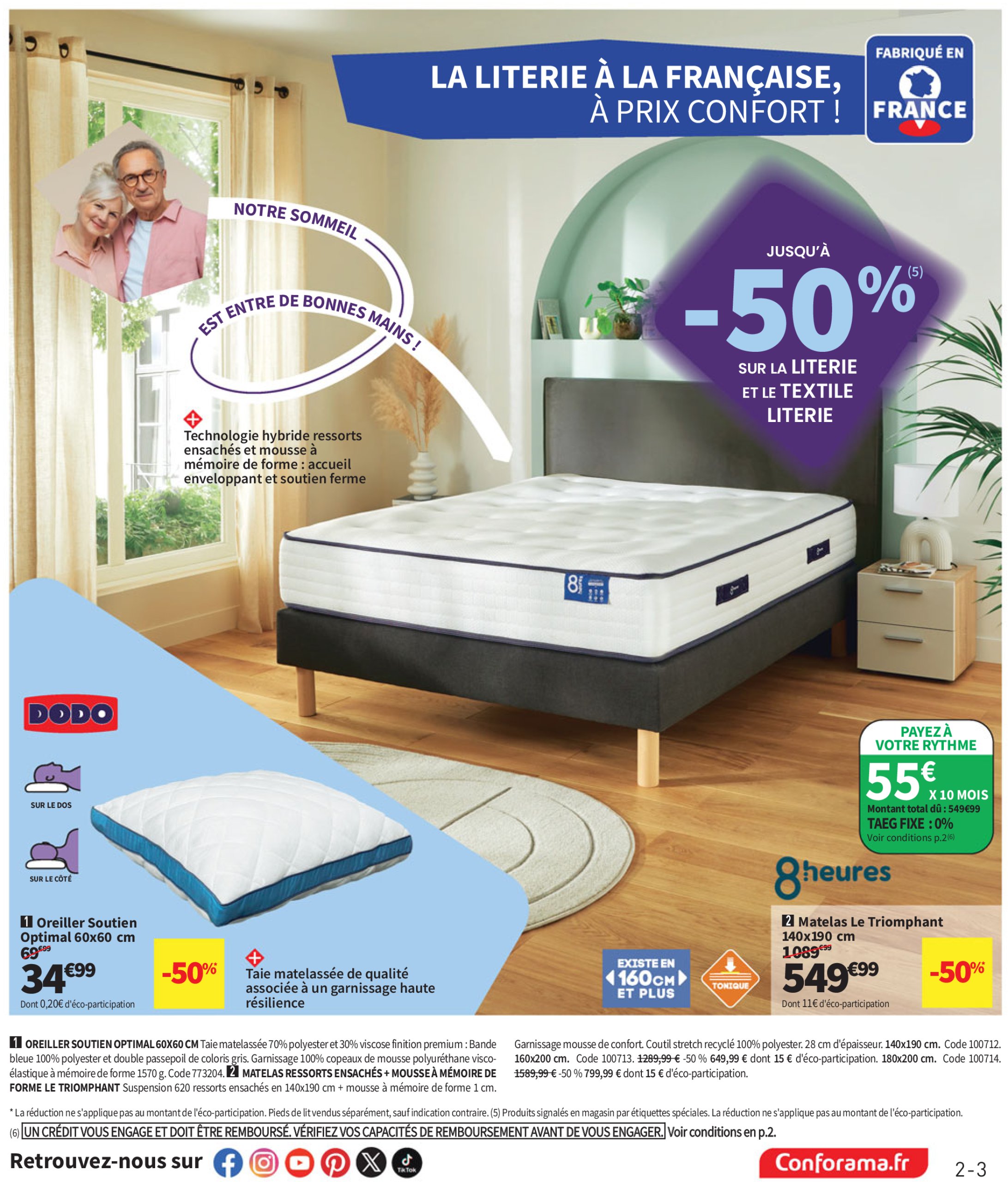 conforama - Catalogue Conforama valable du 08/07 au 04/08 - page: 3