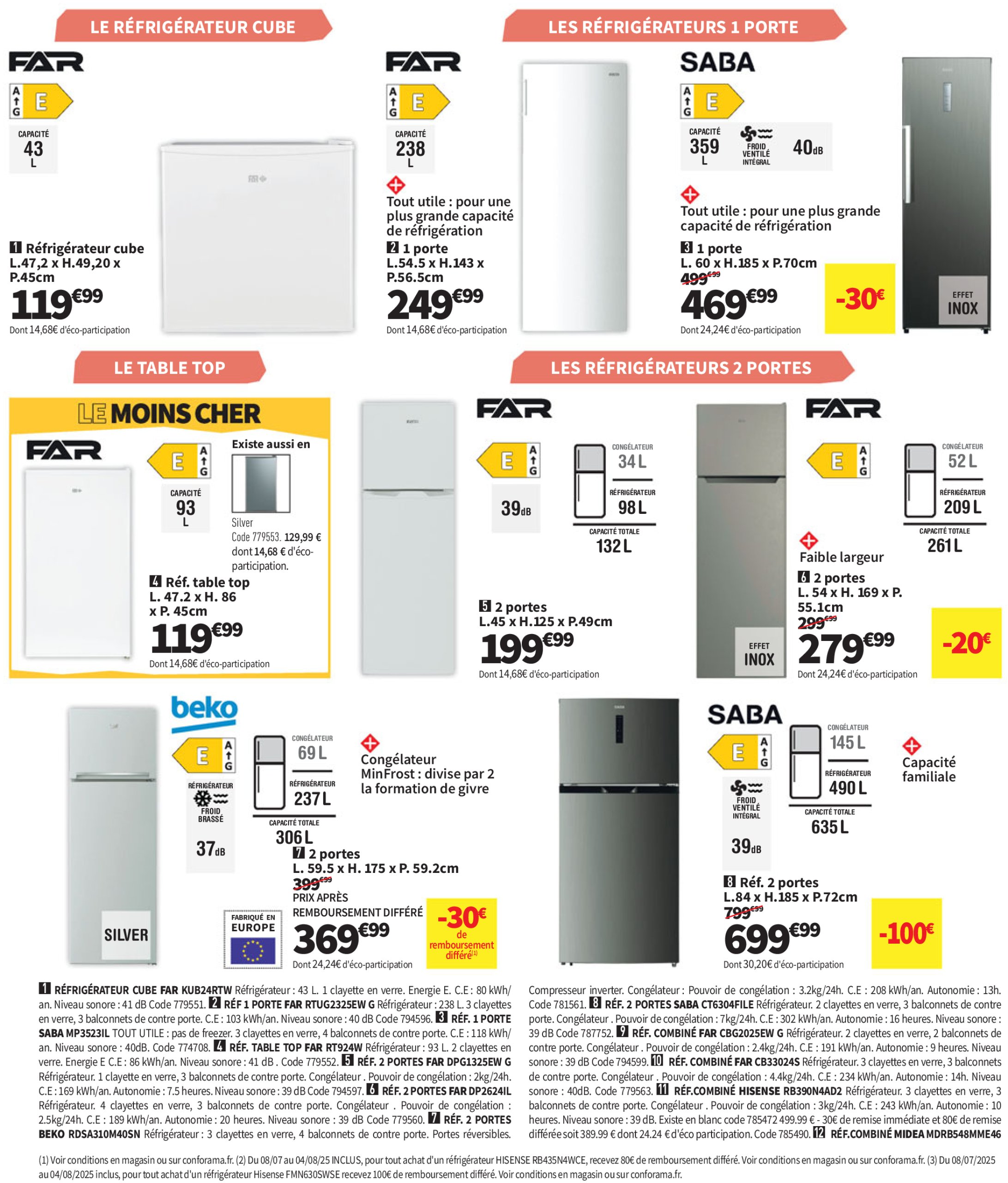 conforama - Catalogue Conforama valable du 08/07 au 04/08 - page: 26