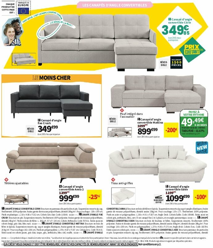 conforama - Catalogue Conforama valable du 29/07 au 25/08 - page: 16