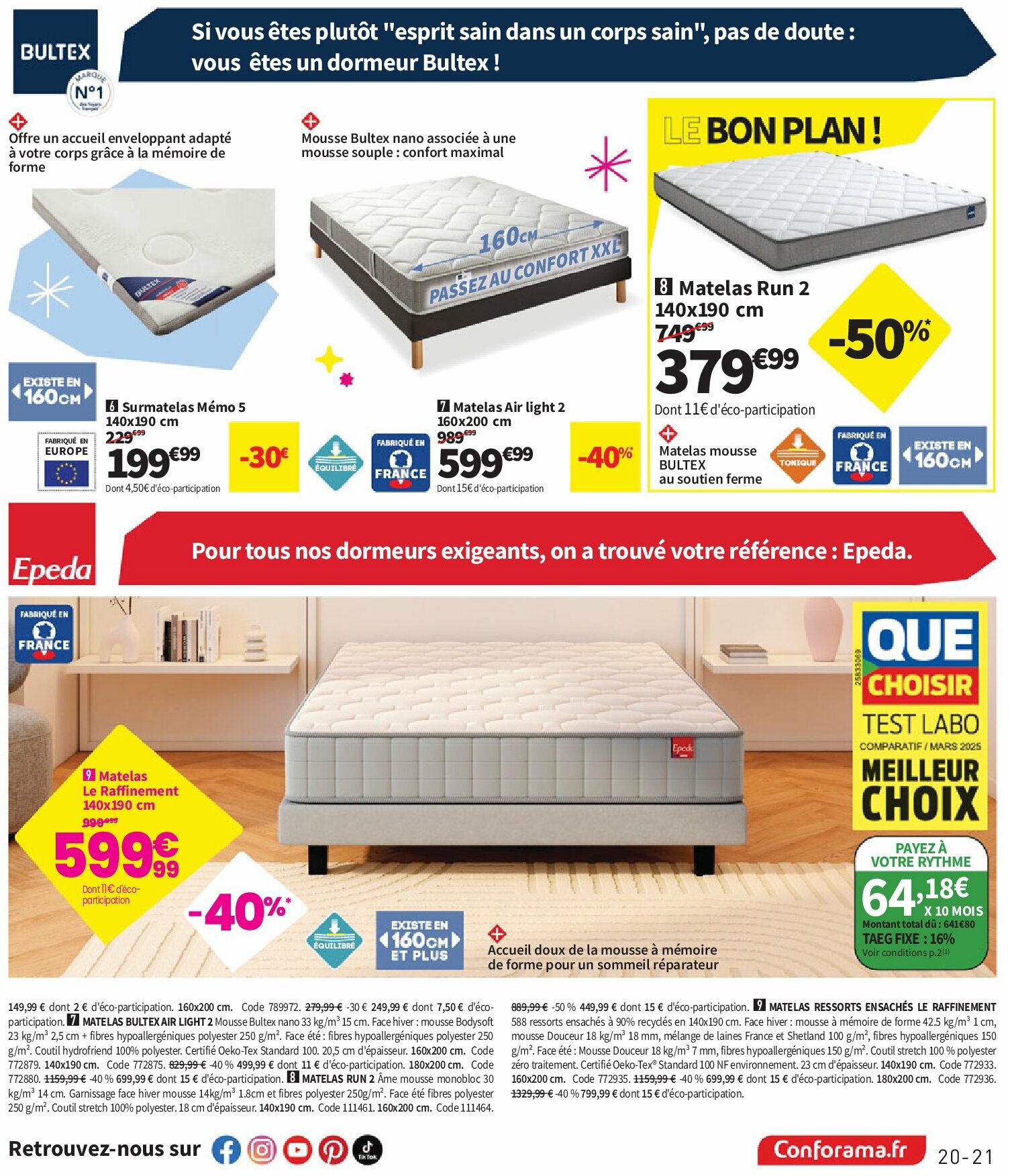conforama - Catalogue Conforama valable du 26/08 au 29/09 - page: 21