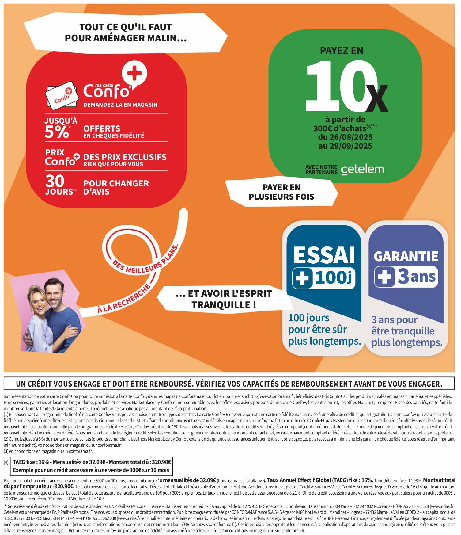 conforama - Catalogue Conforama valable du 26/08 au 29/09 - page: 2