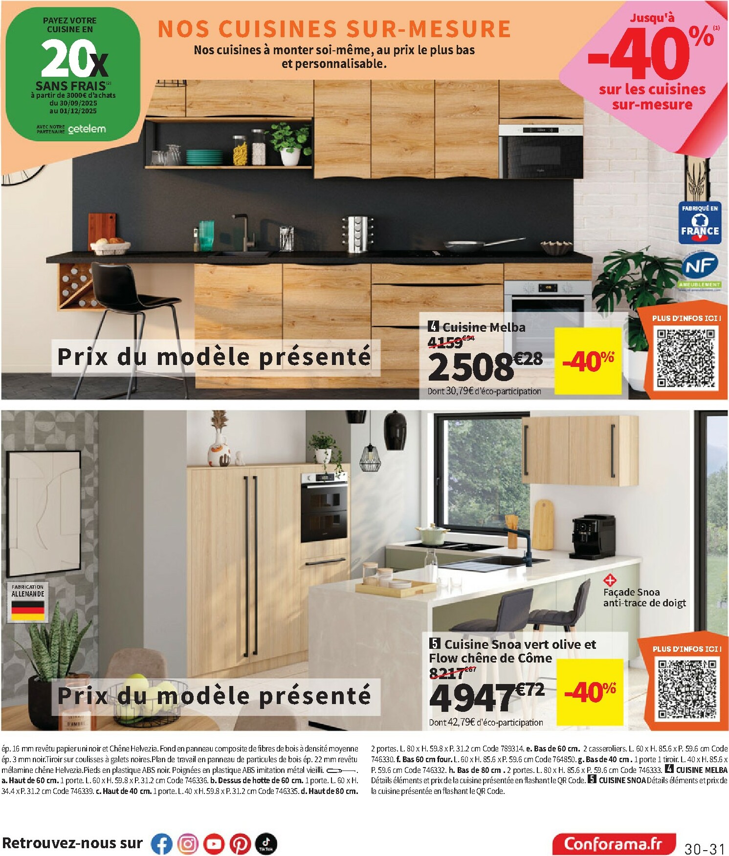 conforama - Catalogue Conforama valable du 30/09 au 27/10 - page: 31