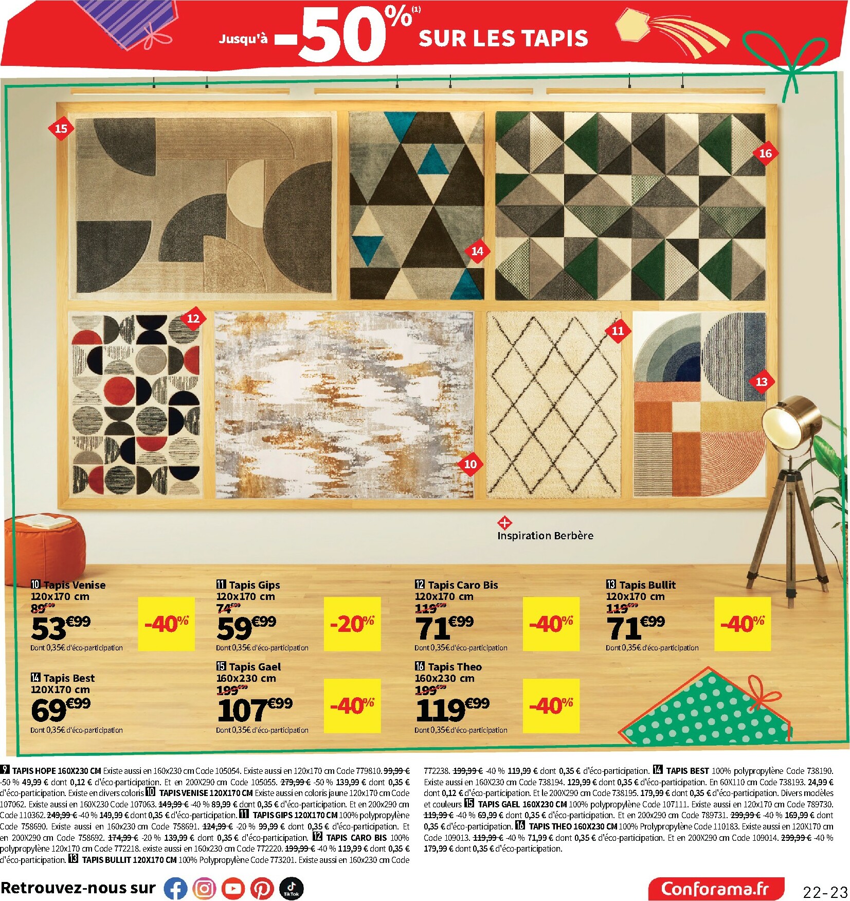 conforama - Catalogue Conforama valable du 28/10 au 25/12 - page: 23 conforama - Catalogue Conforama valable du 28/10 au 25/12 - page: 23