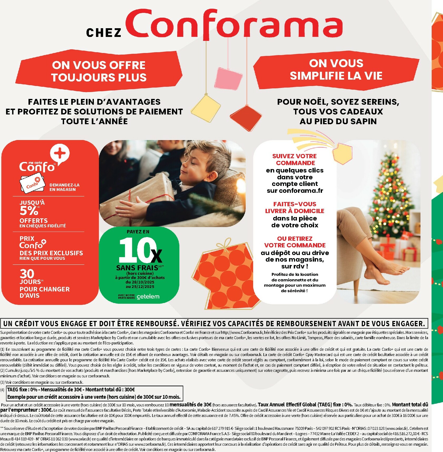 conforama - Catalogue Conforama valable du 28/10 au 25/12 - page: 2 conforama - Catalogue Conforama valable du 28/10 au 25/12 - page: 2