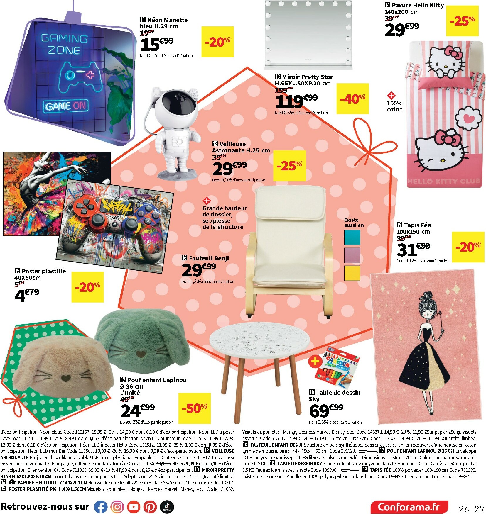 conforama - Catalogue Conforama valable du 28/10 au 25/12 - page: 27 conforama - Catalogue Conforama valable du 28/10 au 25/12 - page: 27