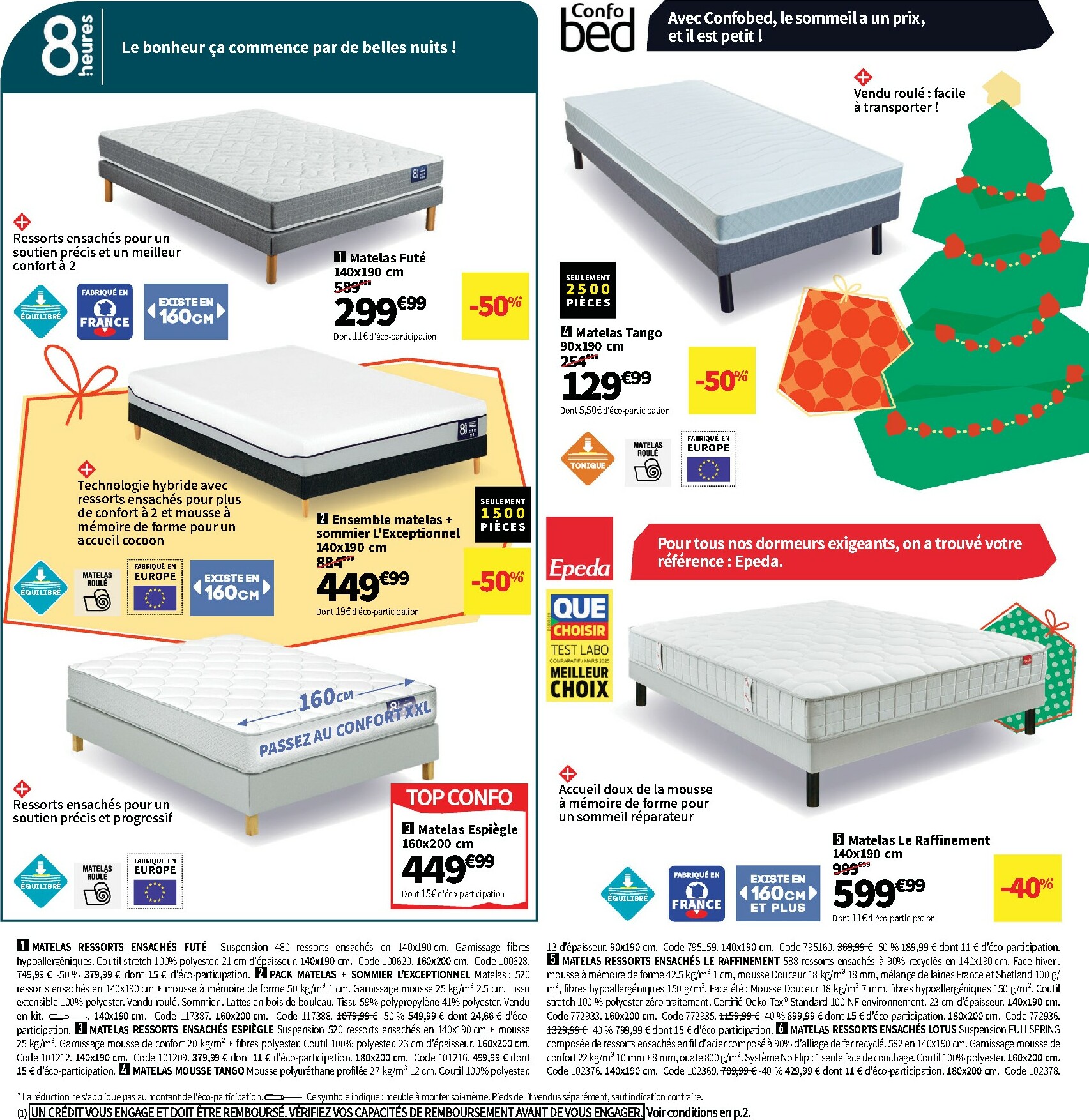 conforama - Catalogue Conforama valable du 28/10 au 25/12 - page: 58 conforama - Catalogue Conforama valable du 28/10 au 25/12 - page: 58