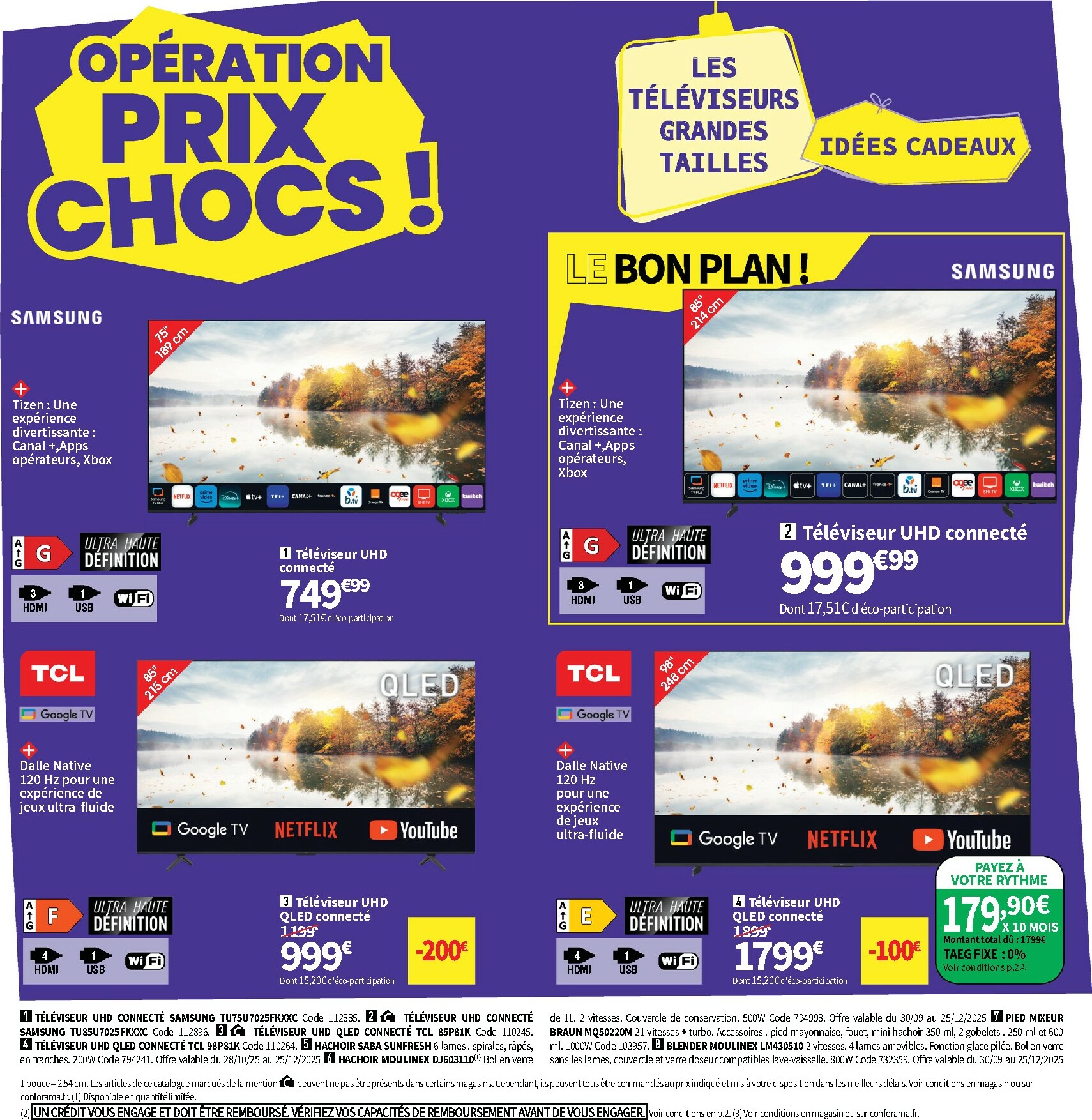 conforama - Catalogue Conforama valable du 28/10 au 25/12 - page: 32 conforama - Catalogue Conforama valable du 28/10 au 25/12 - page: 32