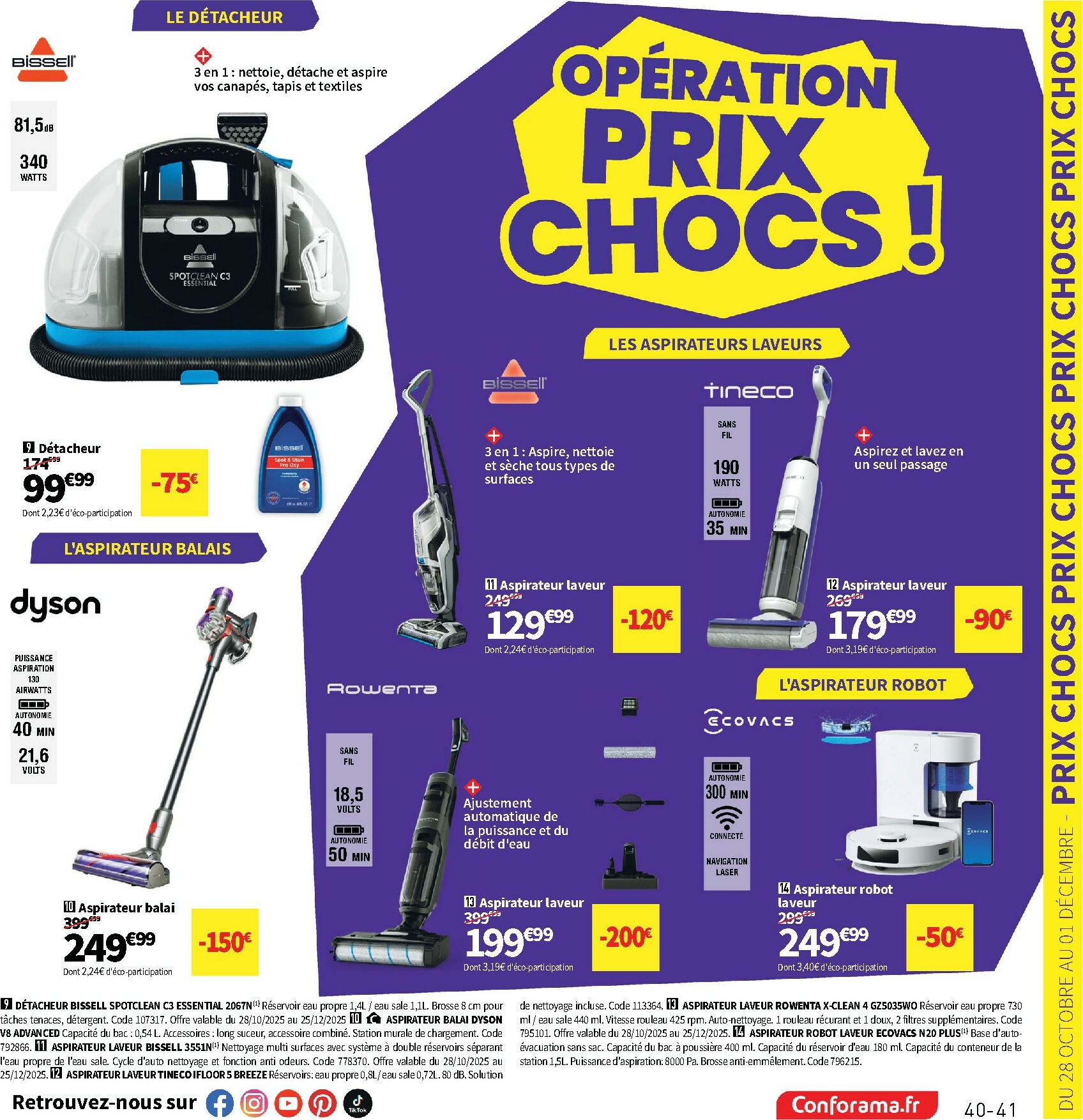 conforama - Catalogue Conforama valable du 28/10 au 25/12 - page: 41 conforama - Catalogue Conforama valable du 28/10 au 25/12 - page: 41