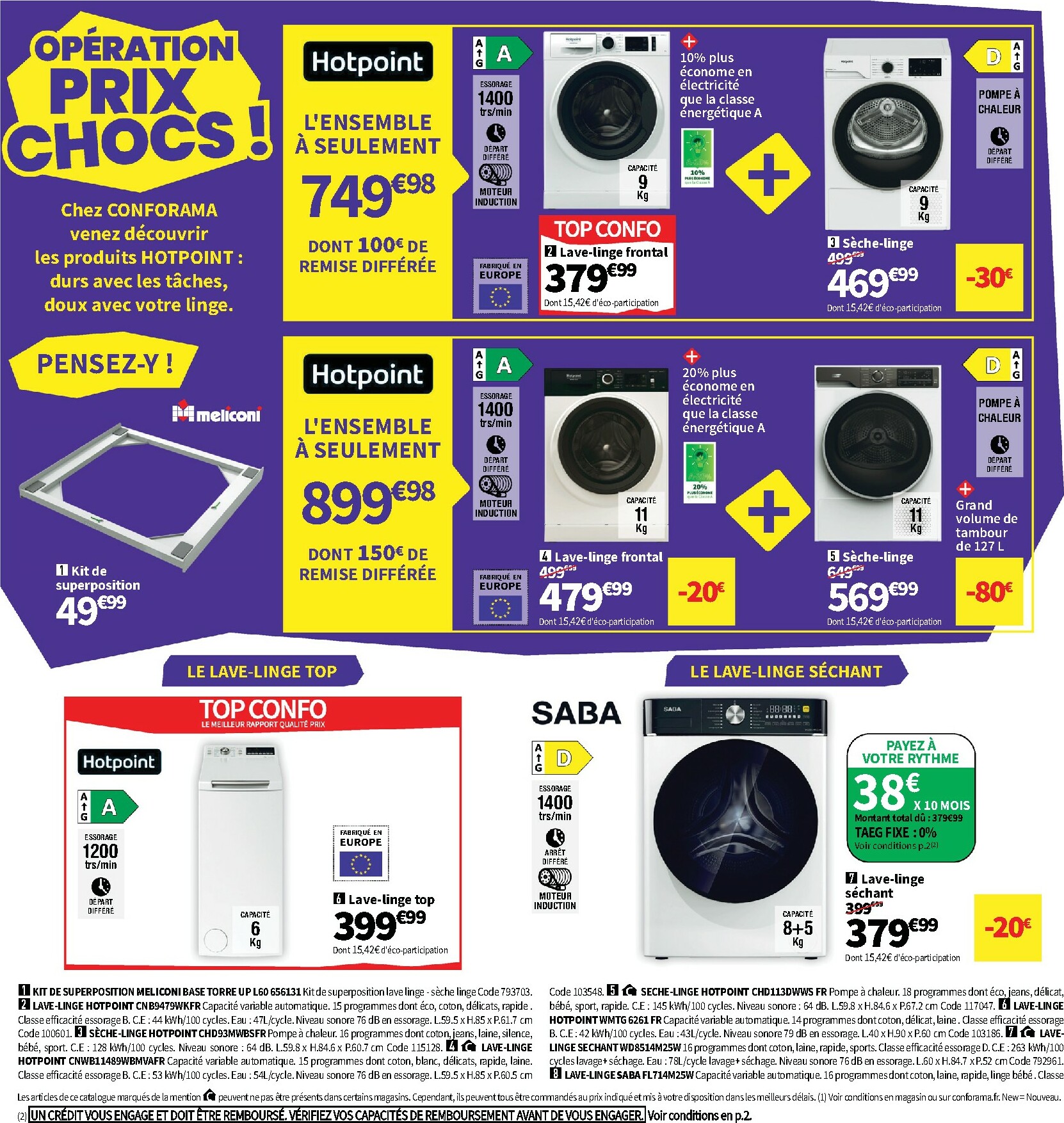 conforama - Catalogue Conforama valable du 28/10 au 25/12 - page: 42 conforama - Catalogue Conforama valable du 28/10 au 25/12 - page: 42