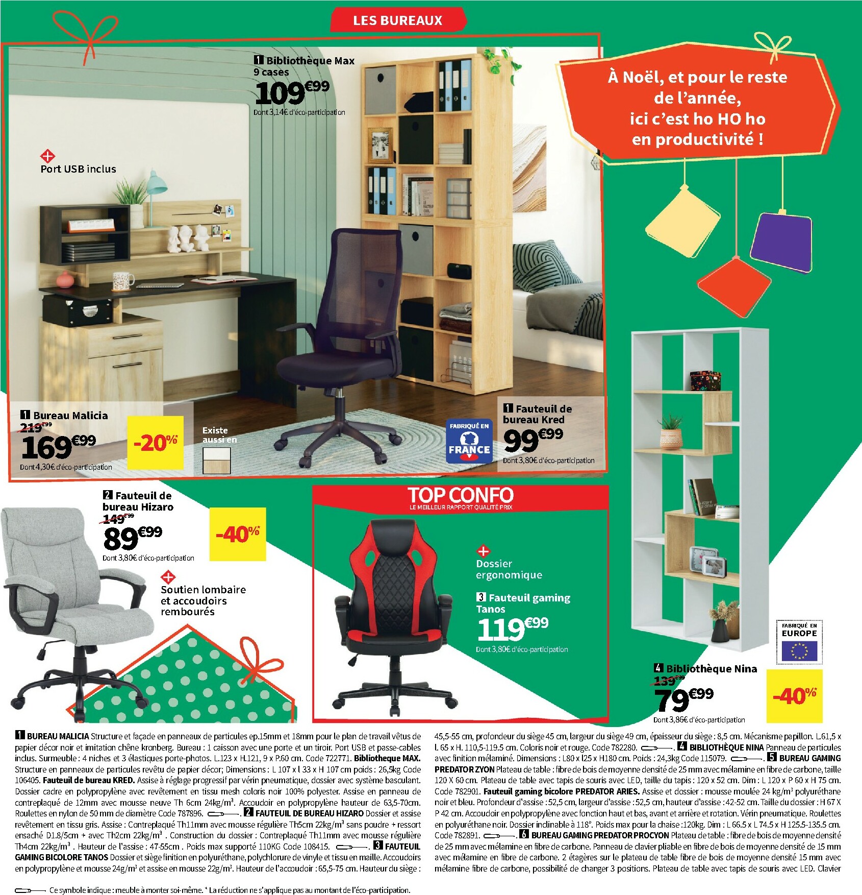 conforama - Catalogue Conforama valable du 28/10 au 25/12 - page: 18 conforama - Catalogue Conforama valable du 28/10 au 25/12 - page: 18