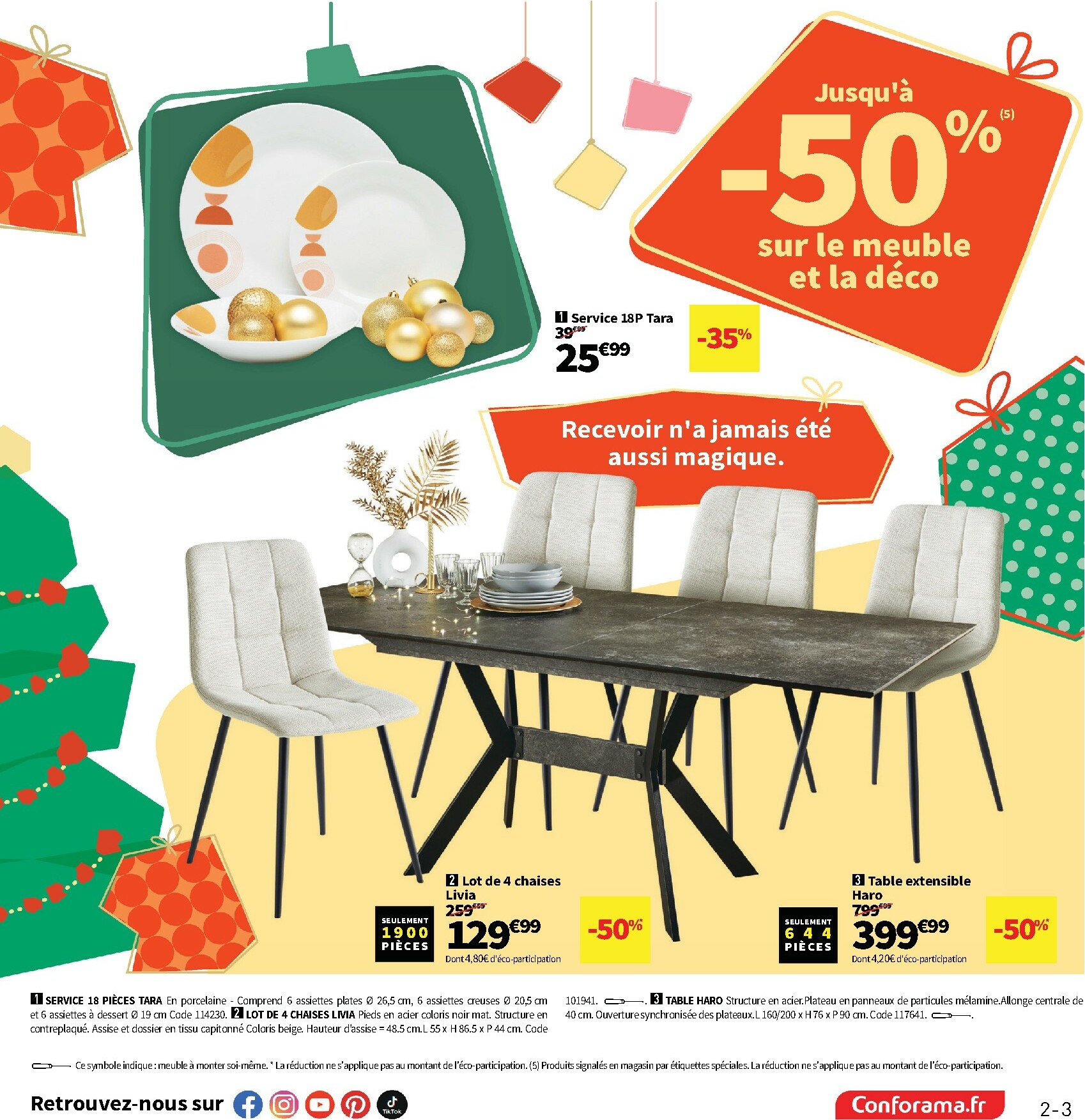 conforama - Catalogue Conforama valable du 28/10 au 25/12 - page: 3 conforama - Catalogue Conforama valable du 28/10 au 25/12 - page: 3