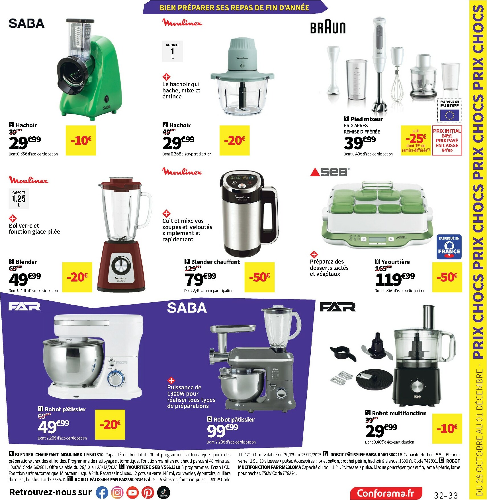 conforama - Catalogue Conforama valable du 28/10 au 25/12 - page: 33 conforama - Catalogue Conforama valable du 28/10 au 25/12 - page: 33