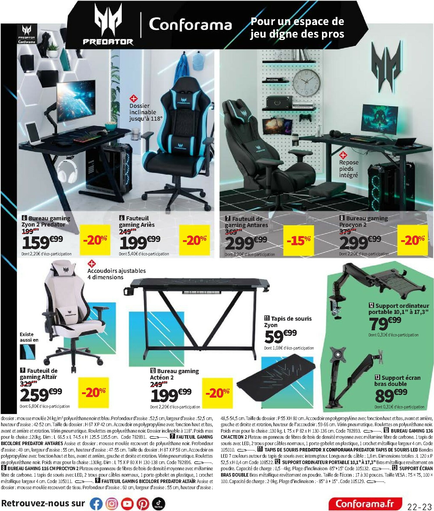 conforama - Catalogue Conforama - Los Promos valable du 02/12 au 25/12 - page: 23
