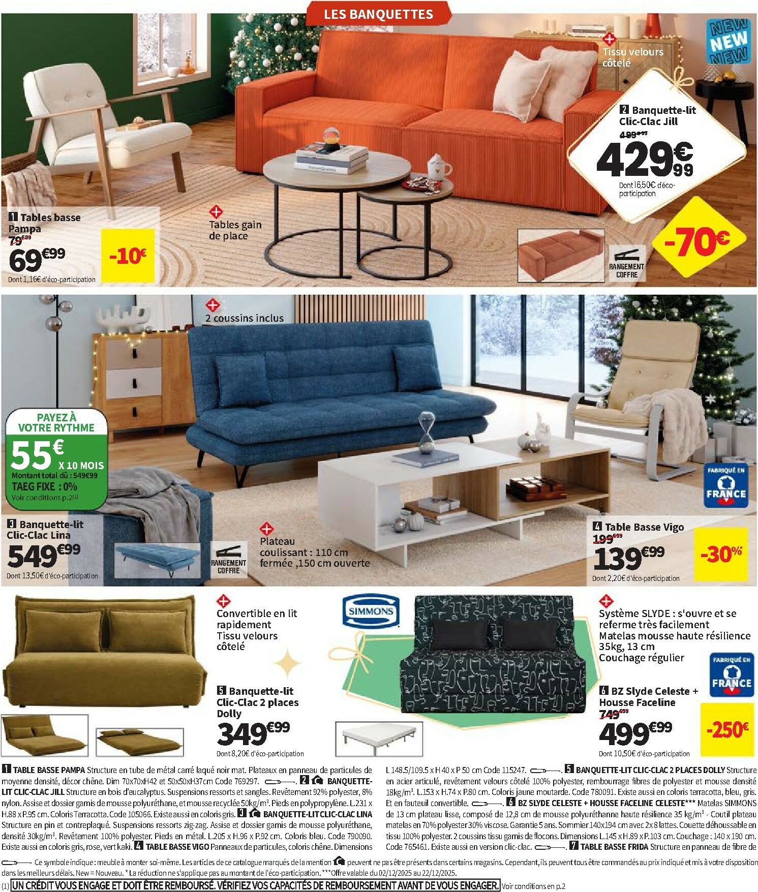conforama - Catalogue Conforama - Los Promos valable du 02/12 au 25/12 - page: 12