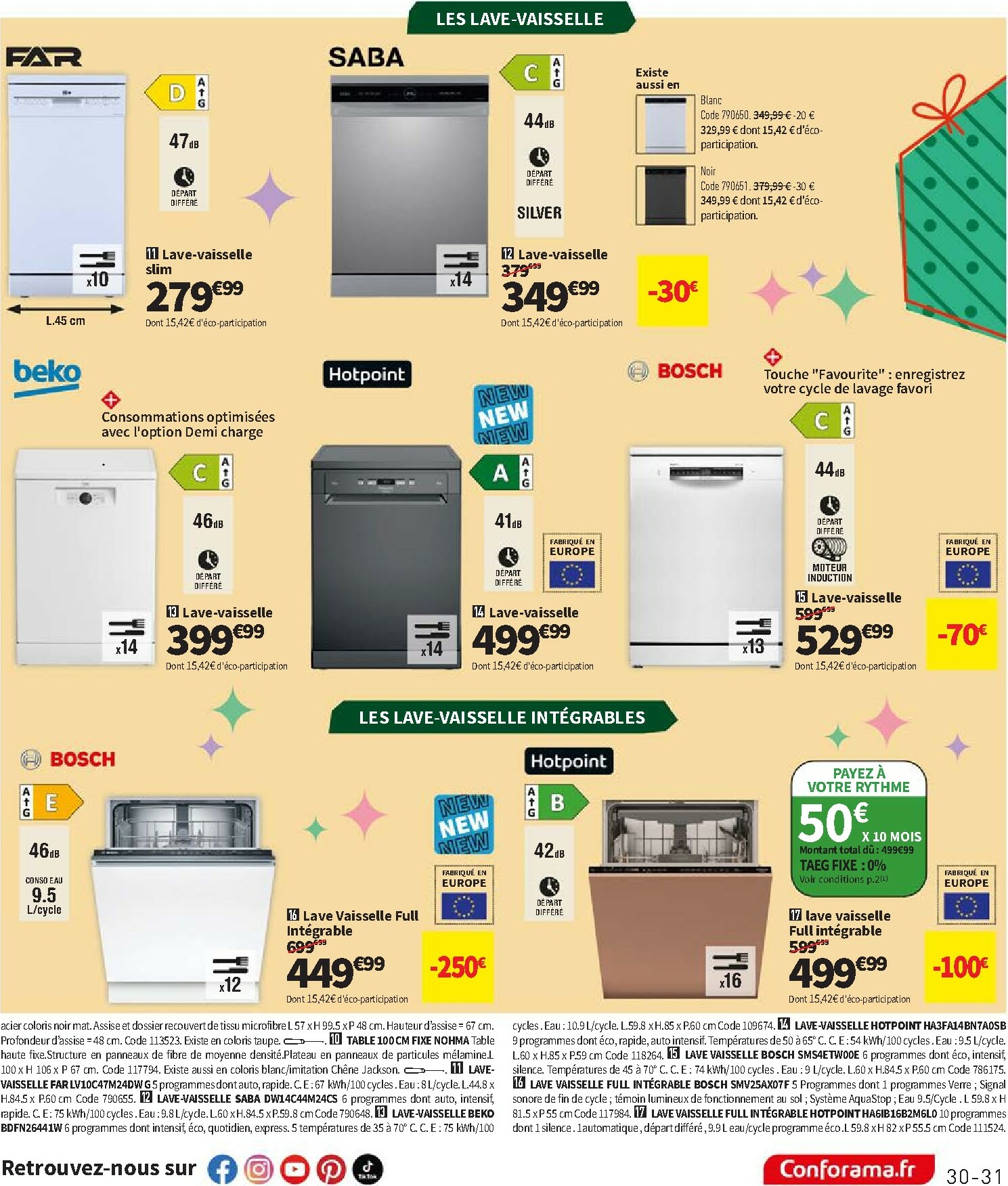 conforama - Catalogue Conforama - Los Promos valable du 02/12 au 25/12 - page: 31