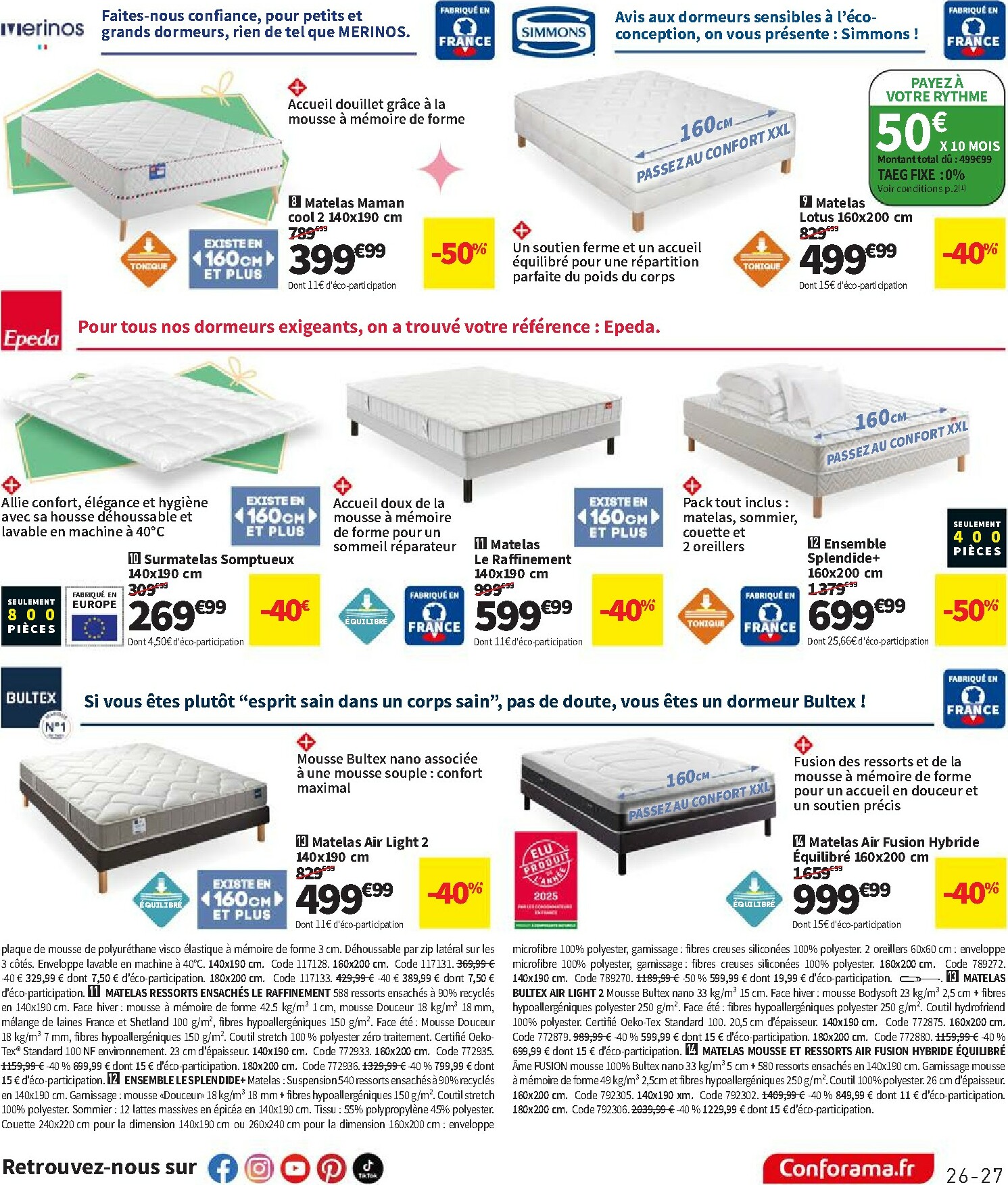 conforama - Catalogue Conforama - Los Promos valable du 02/12 au 25/12 - page: 27