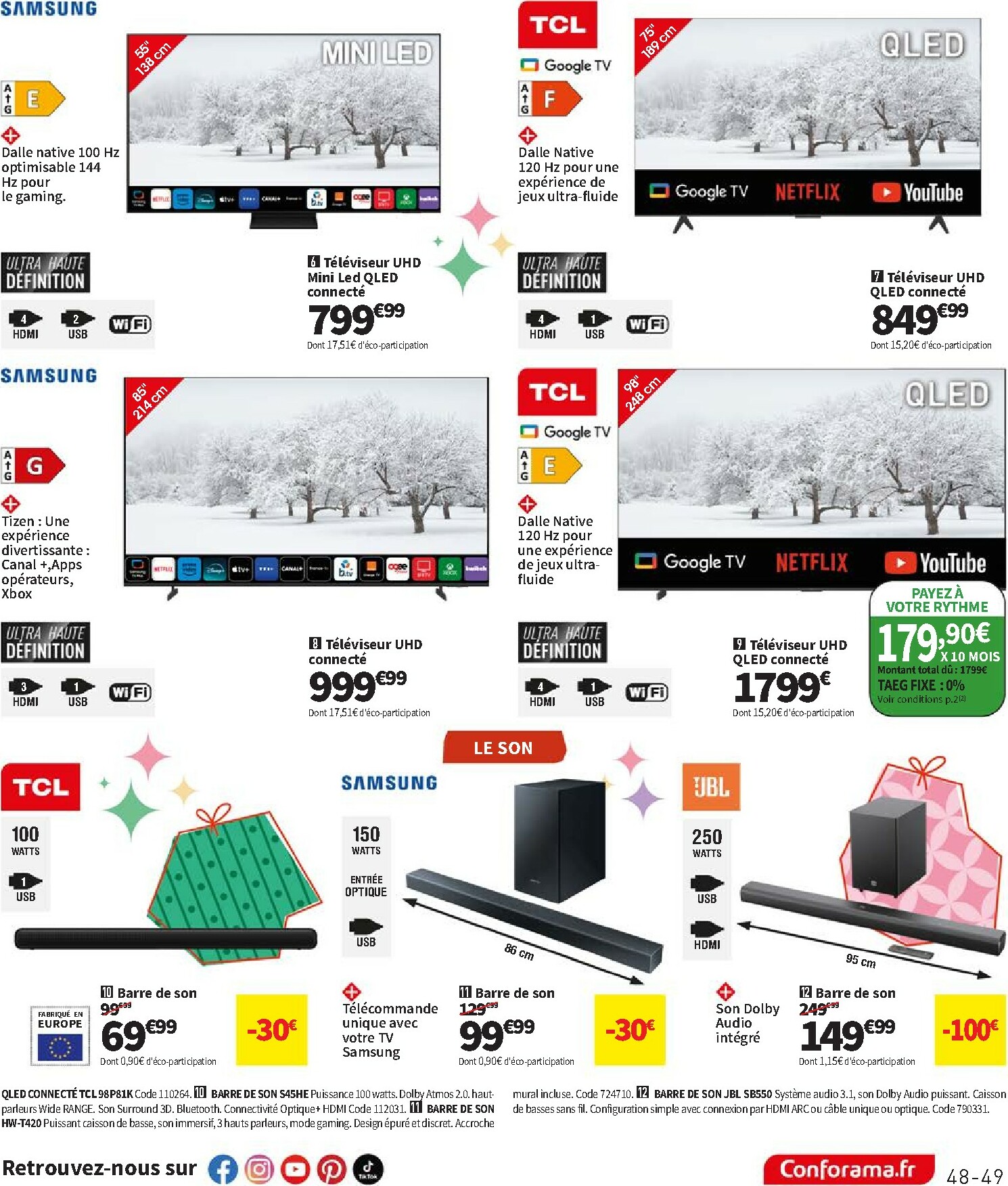 conforama - Catalogue Conforama - Los Promos valable du 02/12 au 25/12 - page: 49