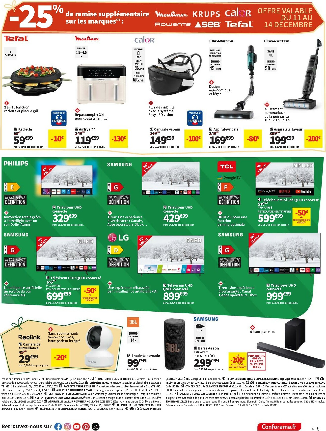 conforama - Catalogue Conforama - Christmas valable du 09/12 au 25/12 - page: 5