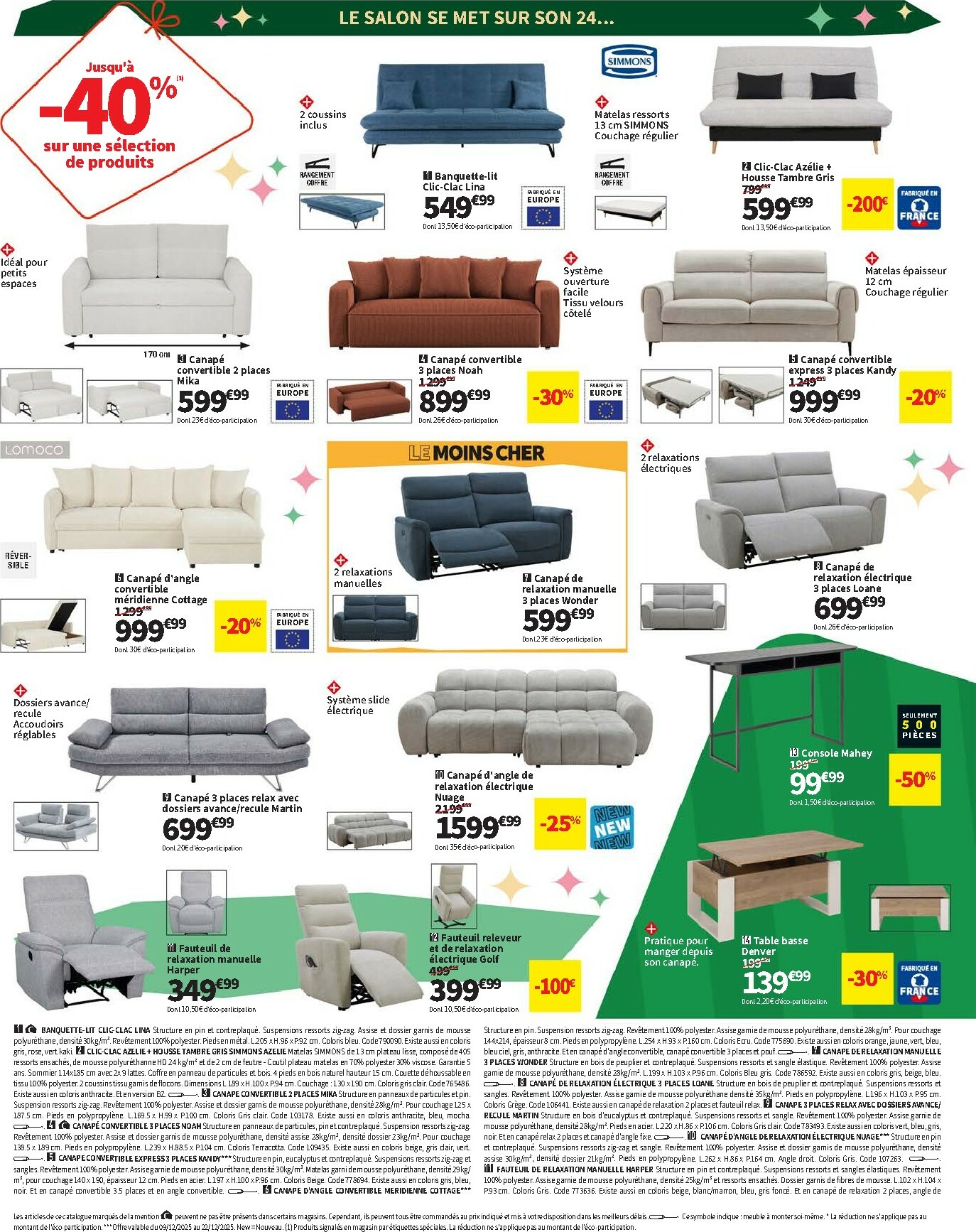 conforama - Catalogue Conforama - Christmas valable du 09/12 au 25/12 - page: 2