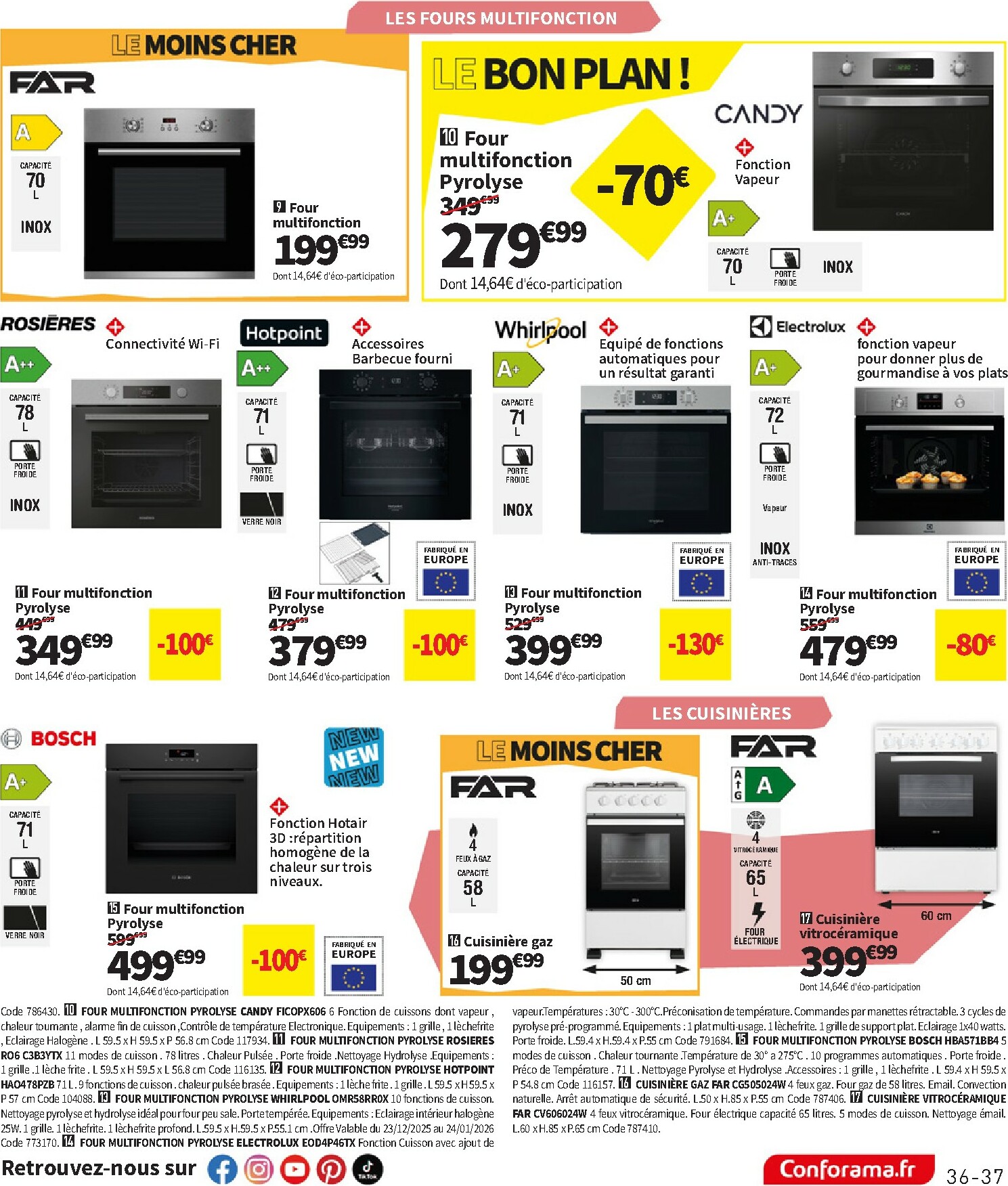 conforama - Catalogue Conforama valable du 23/12 au 26/01 - page: 37