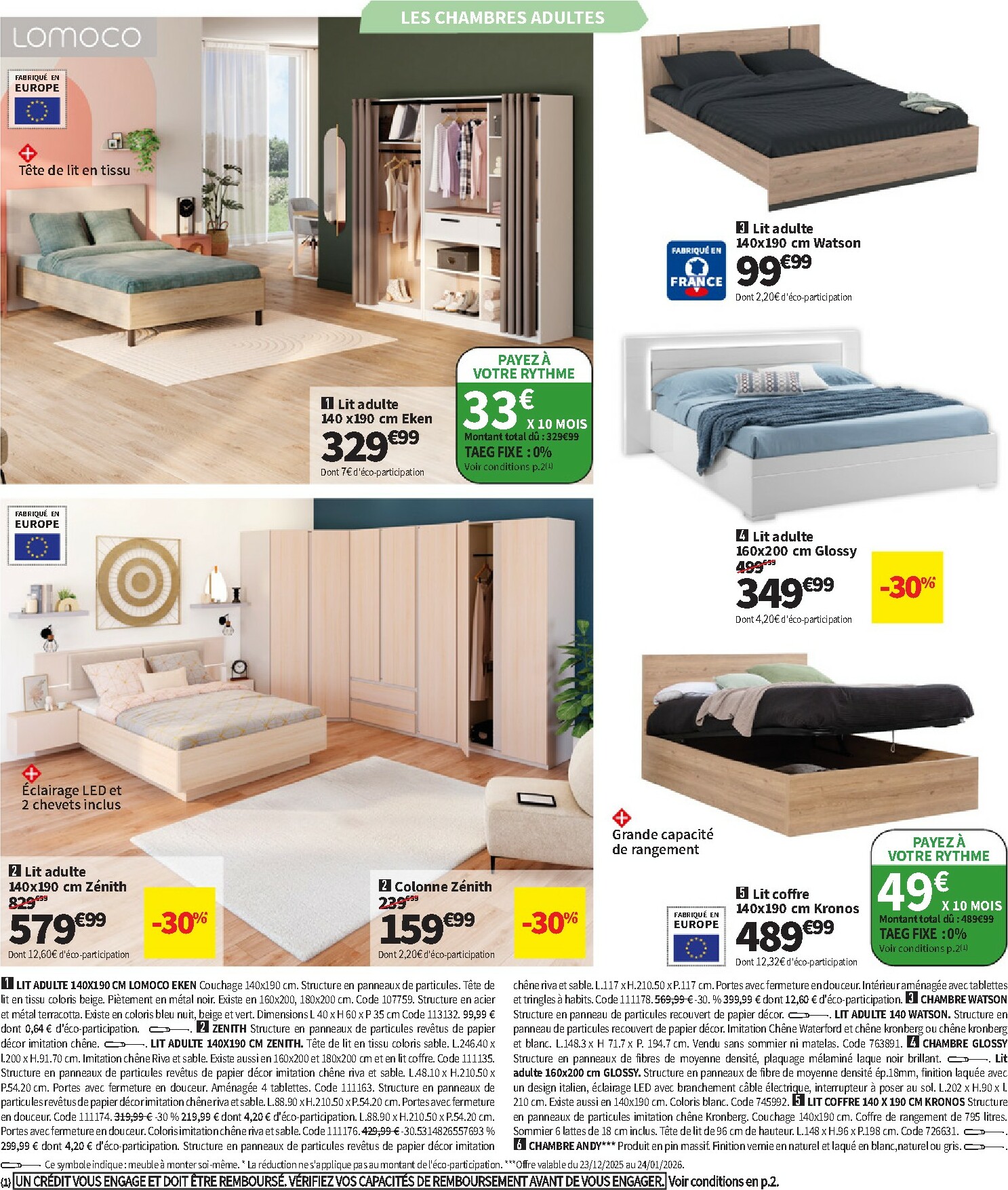 conforama - Catalogue Conforama valable du 23/12 au 26/01 - page: 22