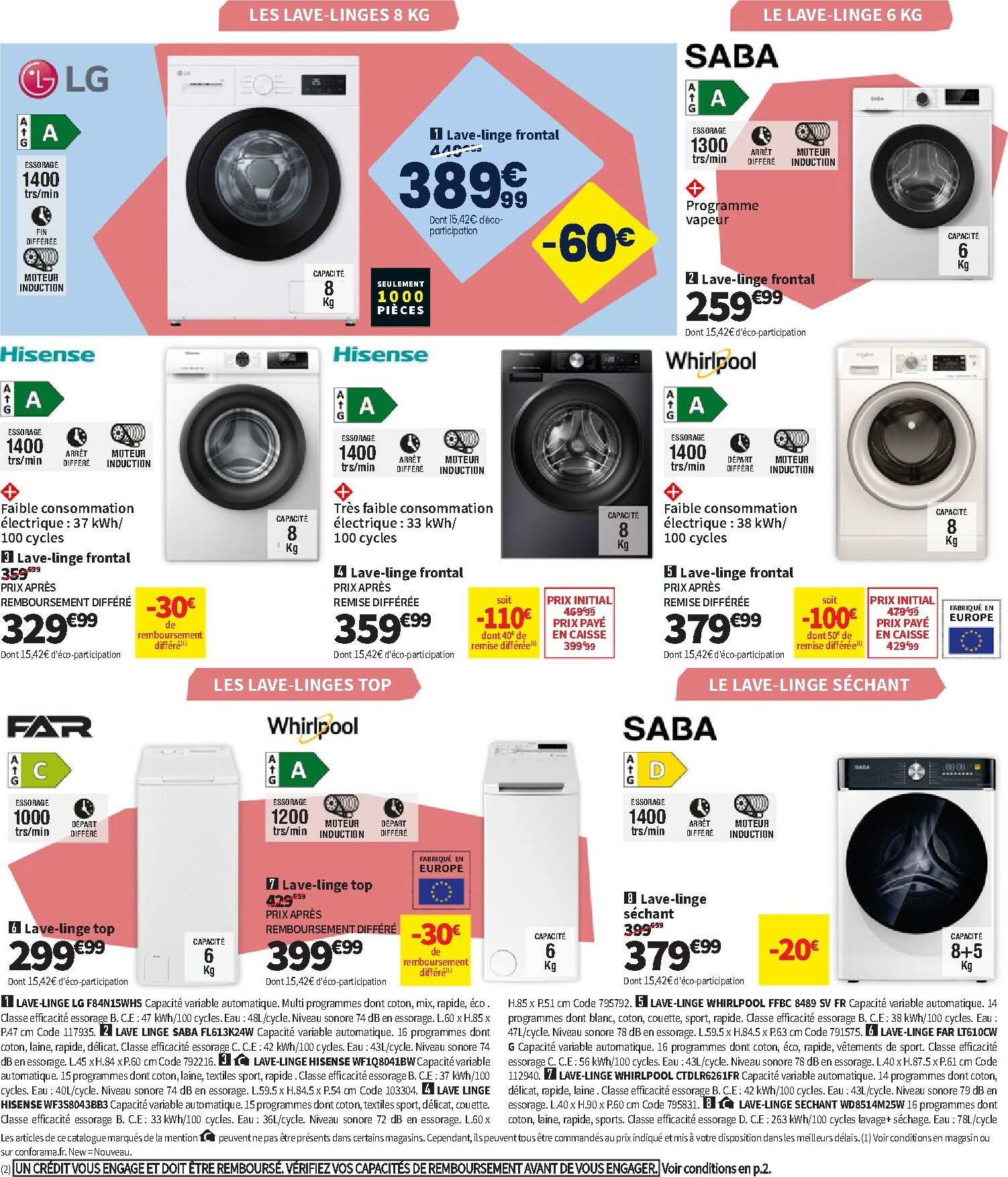 conforama - Catalogue Conforama valable du 23/12 au 26/01 - page: 40