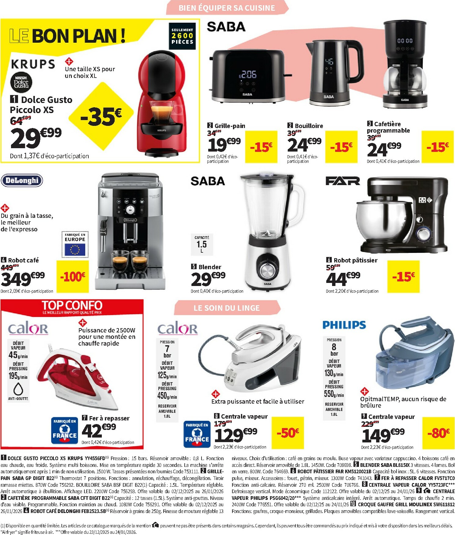 conforama - Catalogue Conforama valable du 23/12 au 26/01 - page: 44