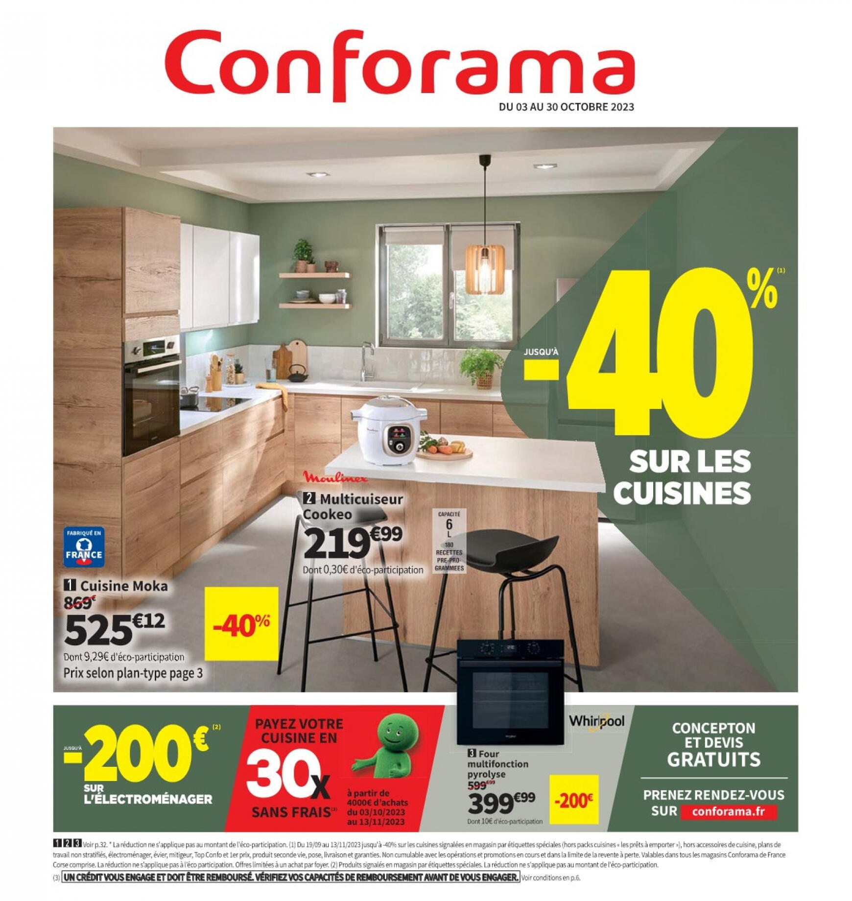 conforama - Catalogue Conforama de du mardi 03.10.