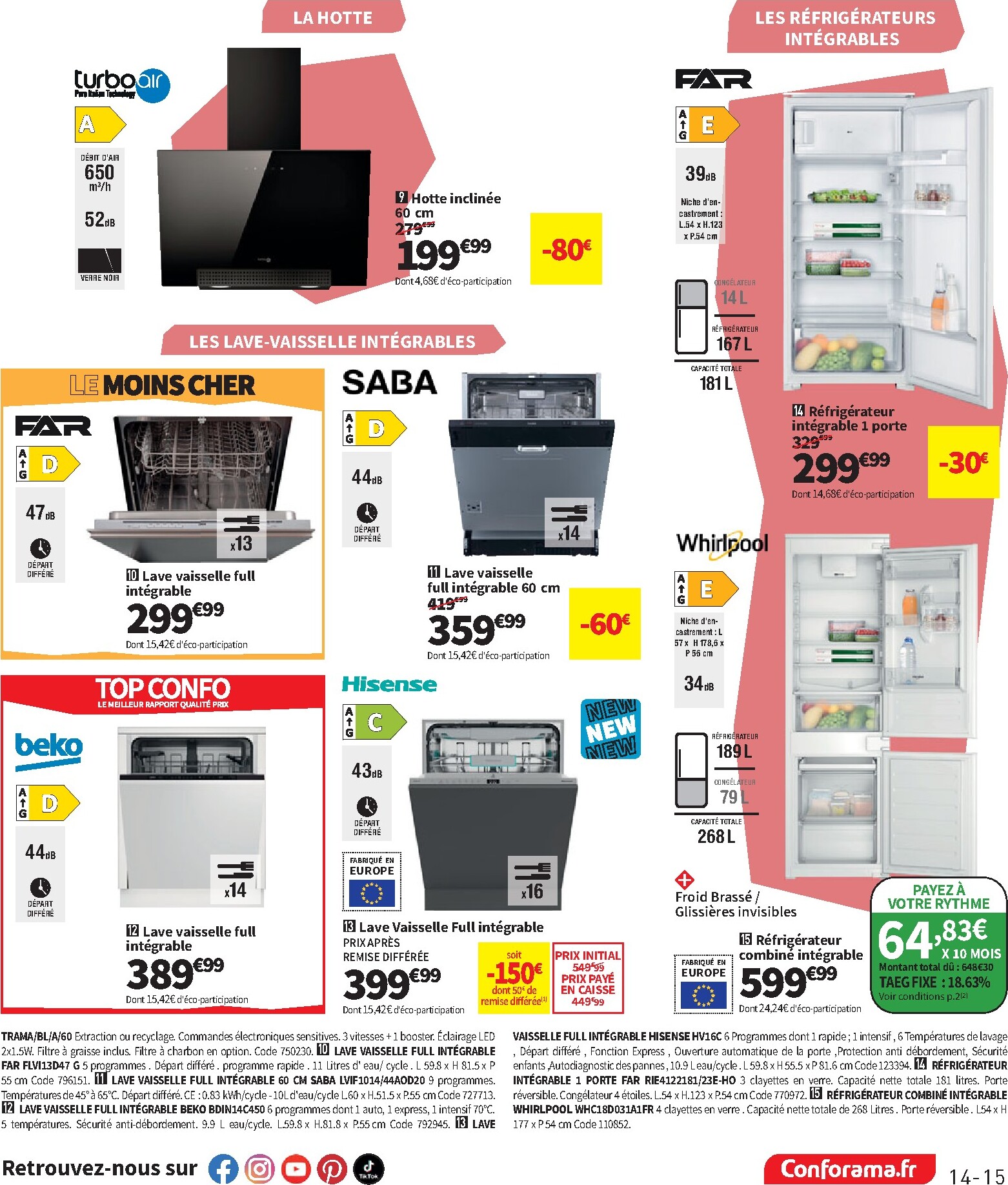 conforama - Catalogue Conforama valable du 24/02/2026 au 30/03/2026 - page: 15