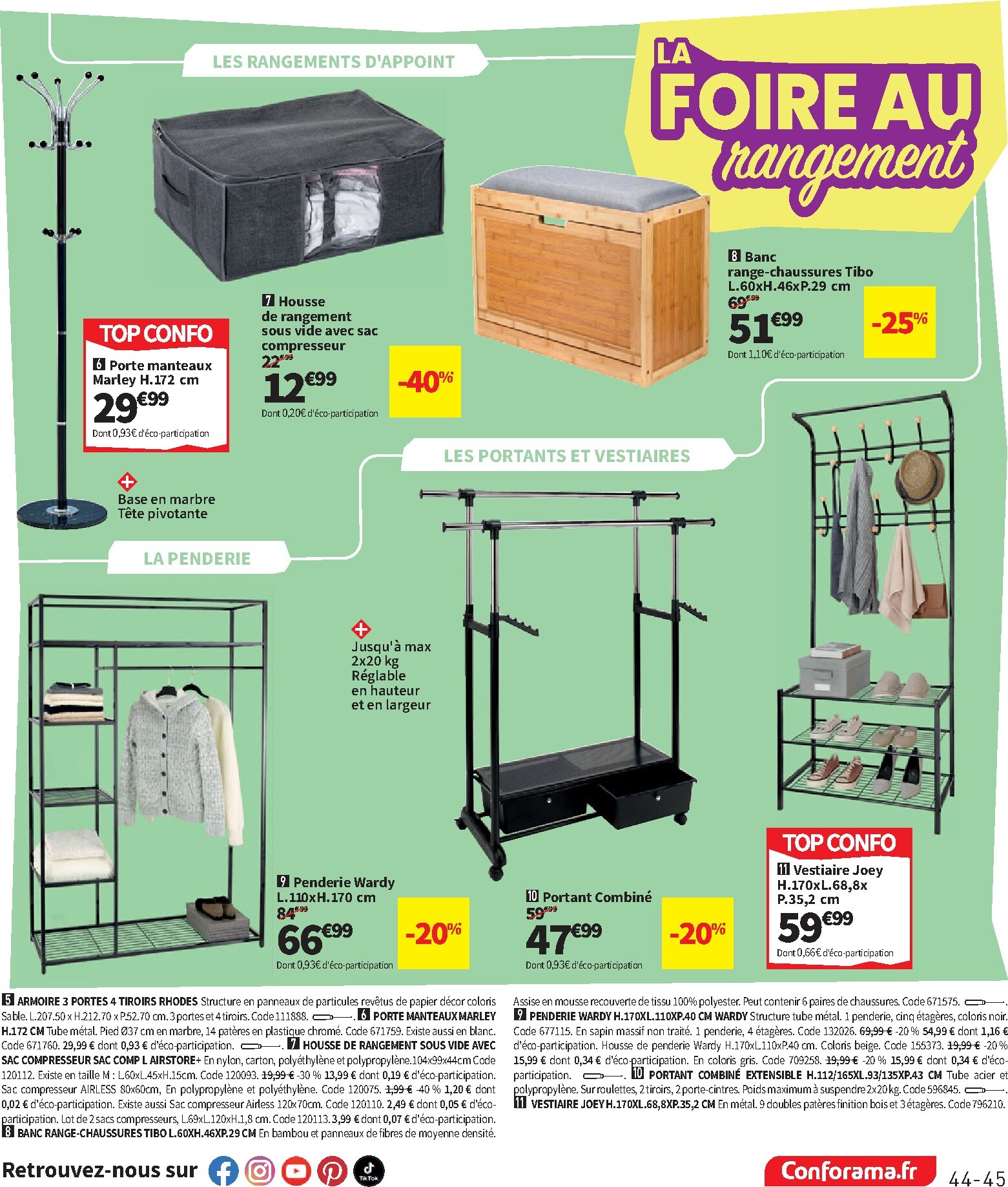 conforama - Catalogue Conforama valable du 24/02/2026 au 30/03/2026 - page: 45