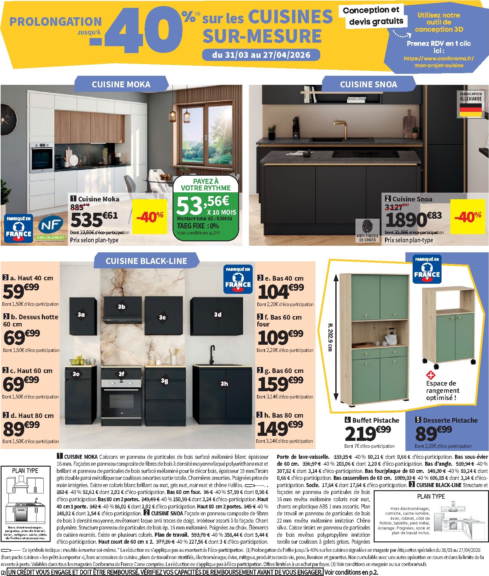 conforama - Current Conforama leaflet valid from du mardi 14/04/2026 to du lundi 18/05/2026 - page: 16