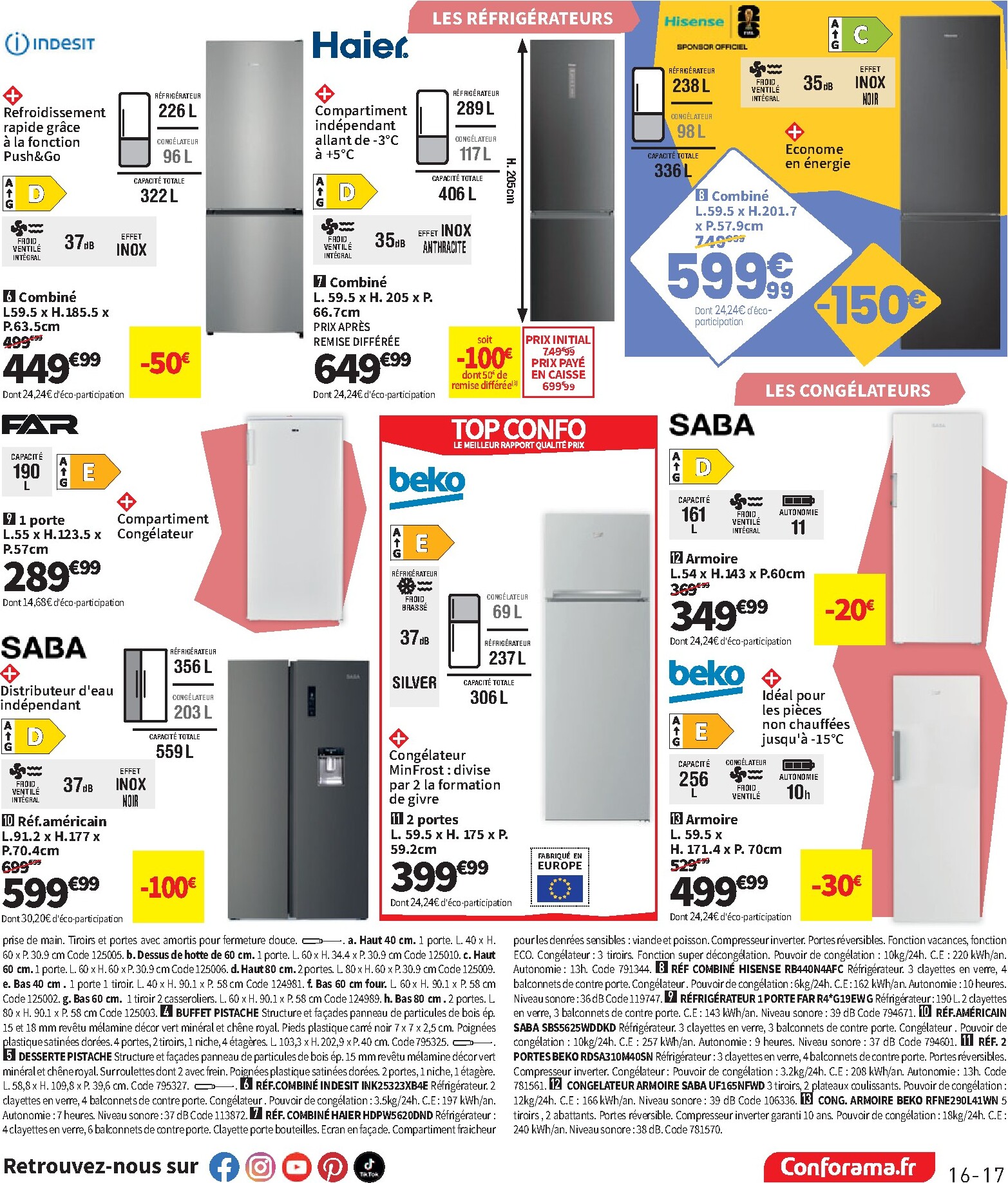 conforama - Current Conforama leaflet valid from du mardi 14/04/2026 to du lundi 18/05/2026 - page: 17