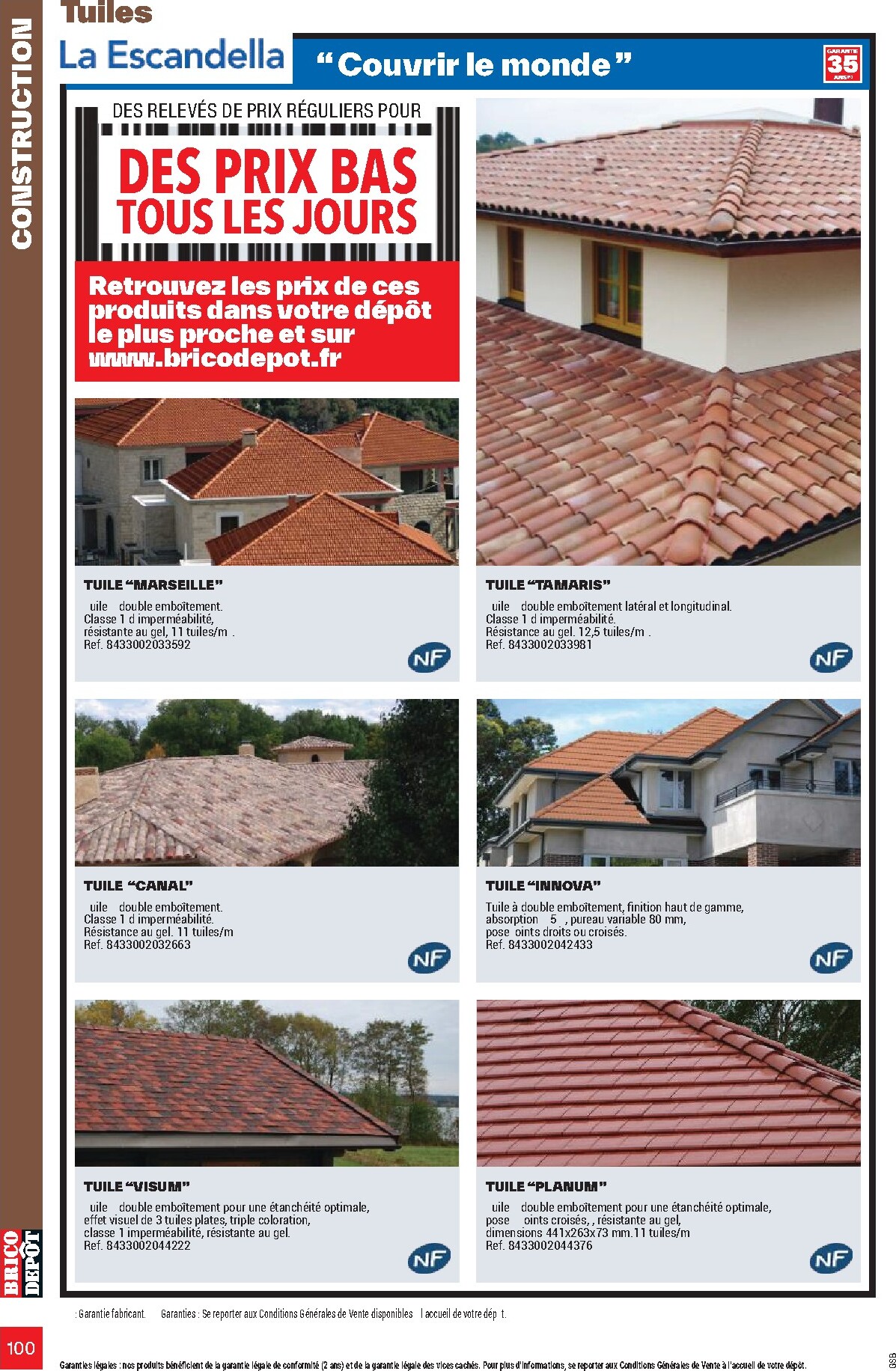 brico-depot - Current Brico Dépôt leaflet valid from de jeudi 26/03/2026 to du vendredi 12/06/2026 - page: 100