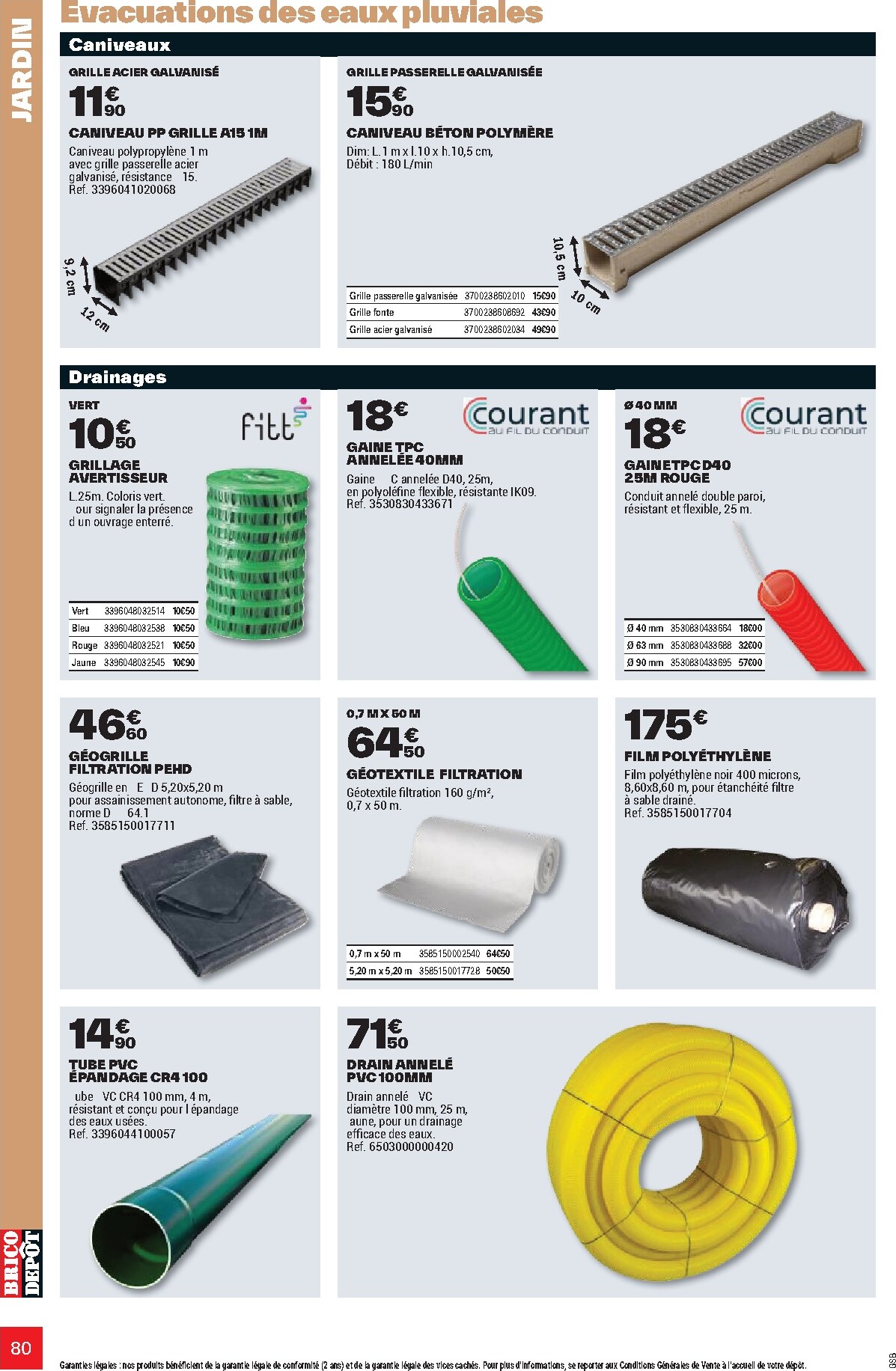 brico-depot - Current Brico Dépôt leaflet valid from de jeudi 26/03/2026 to du vendredi 12/06/2026 - page: 80