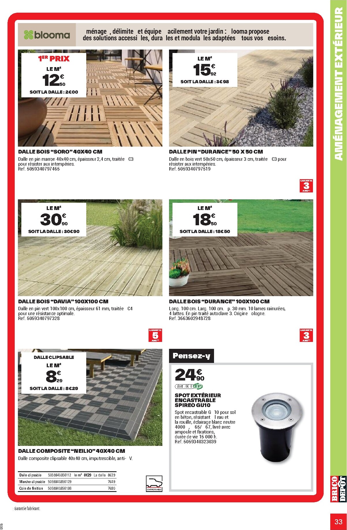 brico-depot - Current Brico Dépôt leaflet valid from de jeudi 26/03/2026 to du vendredi 12/06/2026 - page: 33