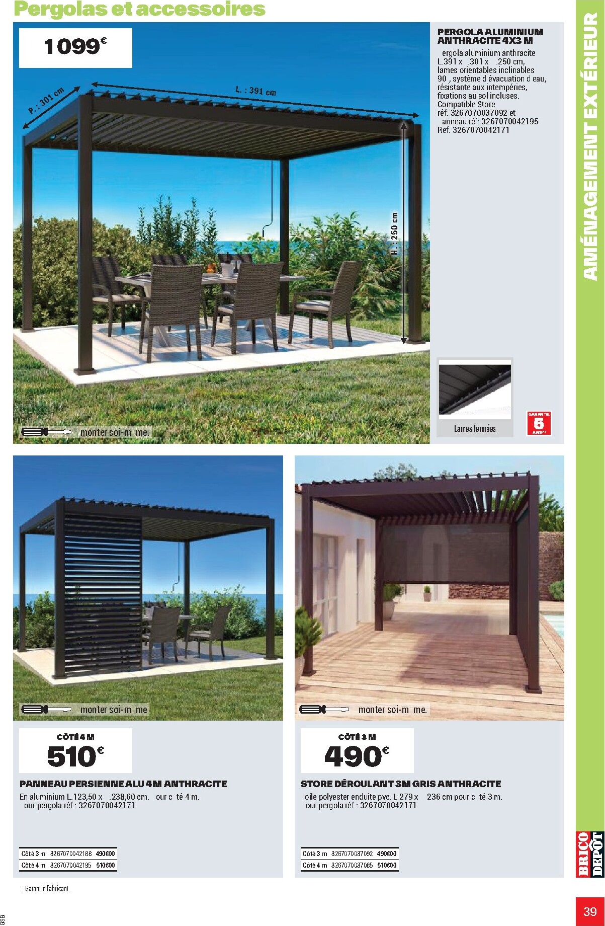 brico-depot - Current Brico Dépôt leaflet valid from de jeudi 26/03/2026 to du vendredi 12/06/2026 - page: 39