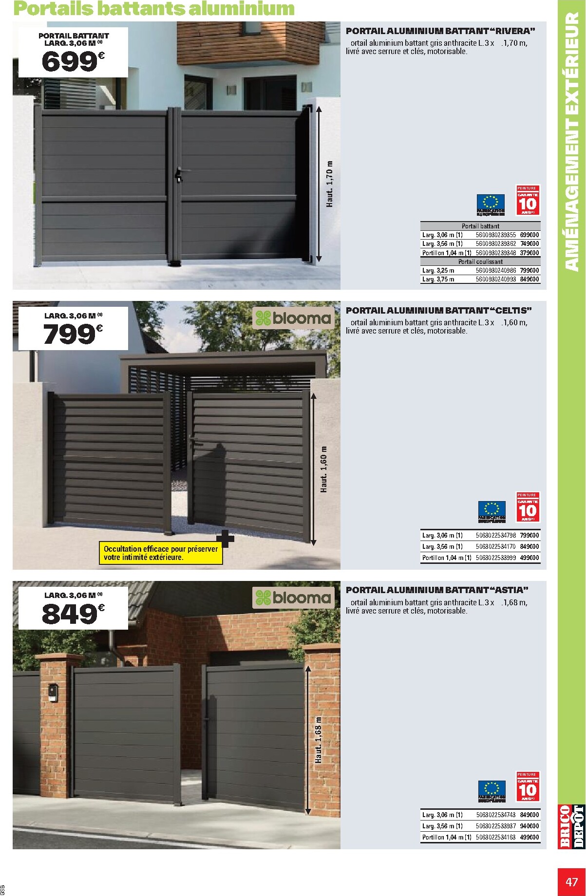 brico-depot - Current Brico Dépôt leaflet valid from de jeudi 26/03/2026 to du vendredi 12/06/2026 - page: 47