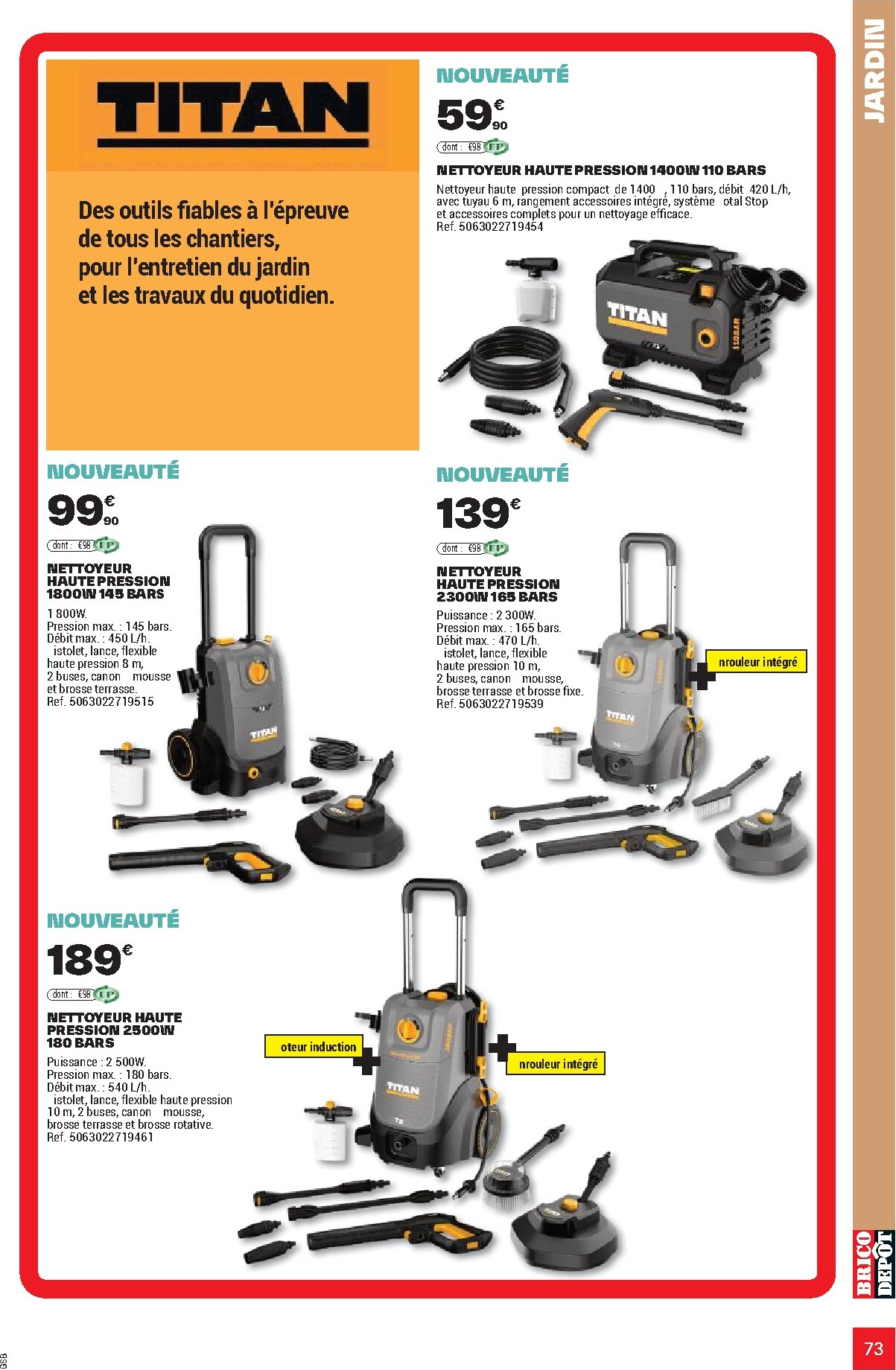 brico-depot - Current Brico Dépôt leaflet valid from de jeudi 26/03/2026 to du vendredi 12/06/2026 - page: 73