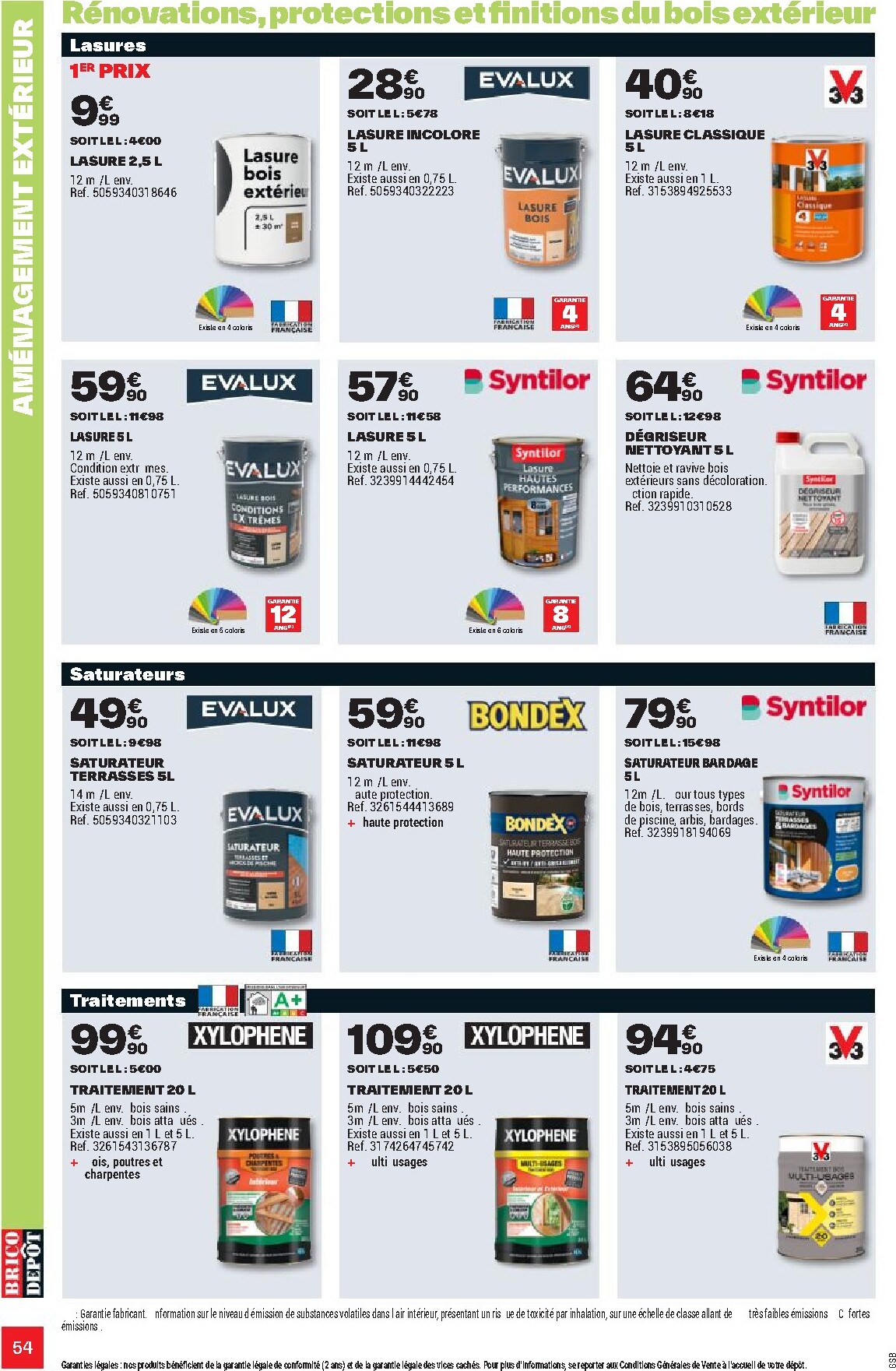brico-depot - Current Brico Dépôt leaflet valid from de jeudi 26/03/2026 to du vendredi 12/06/2026 - page: 54